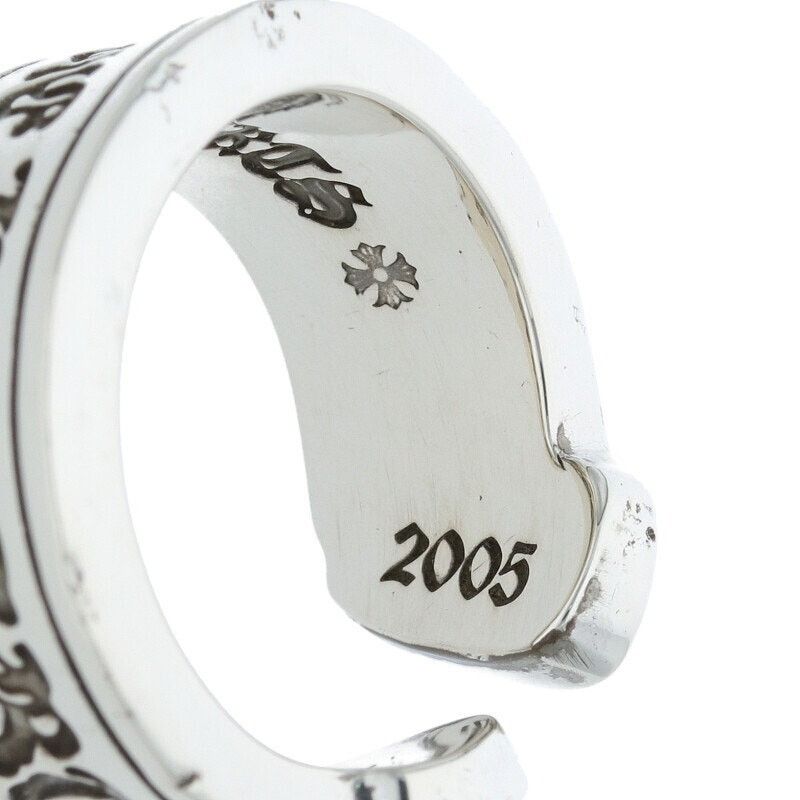 Chrome Hearts Chrome Hearts Large Scroll Label Silver Ring Size ONE SIZE - 4 Thumbnail