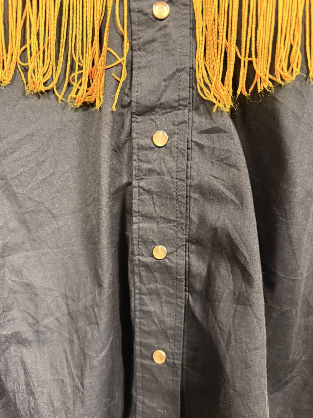 Other Insane Vintage Western Fringe Pearl Snap Button Cowboy Shirt Size US M / EU 48-50 / 2 - 12 Thumbnail