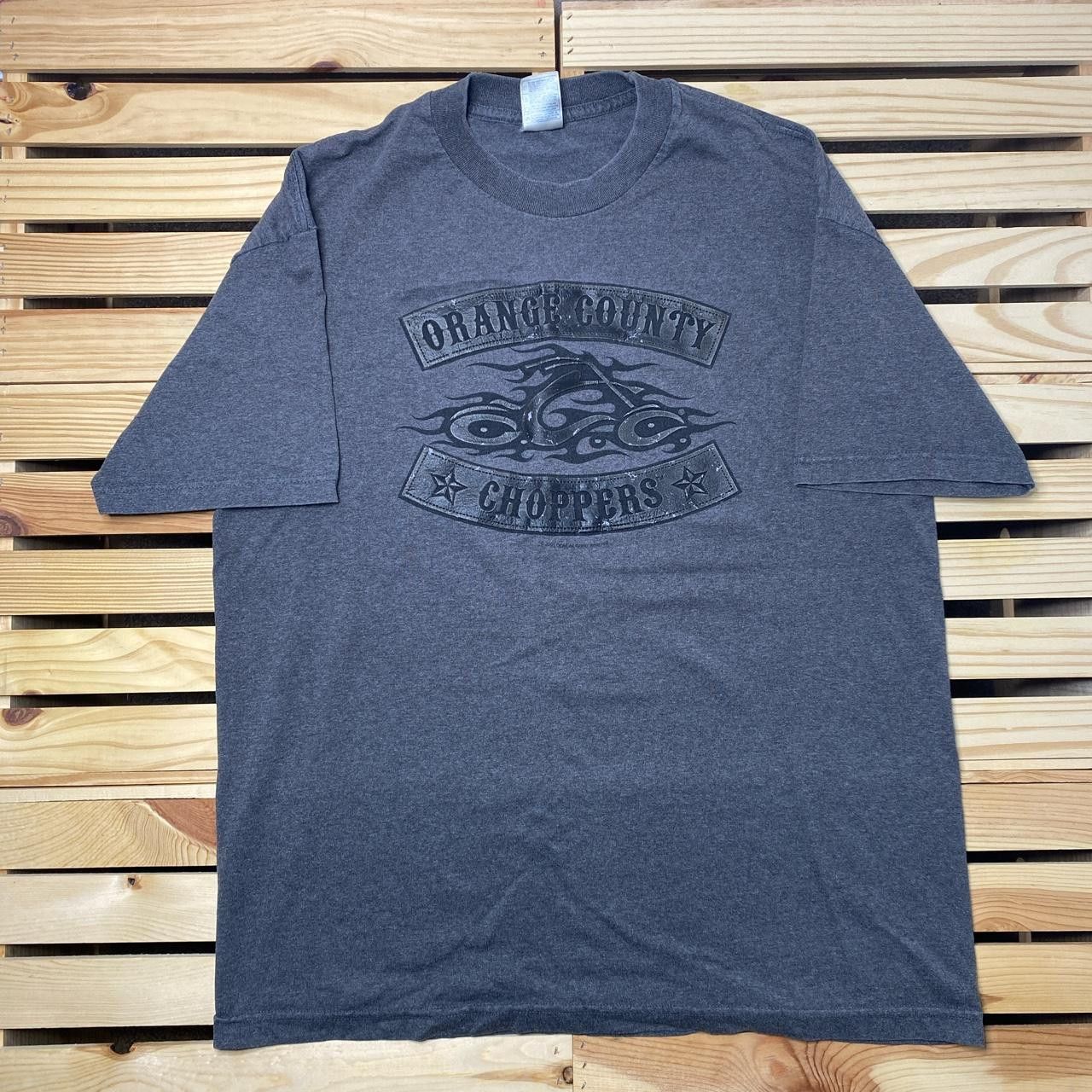 AAA Vintage OCC Orange County Choppers Gray Biker Tee Size XL Size US XL / EU 56 / 4 - 1 Thumbnail