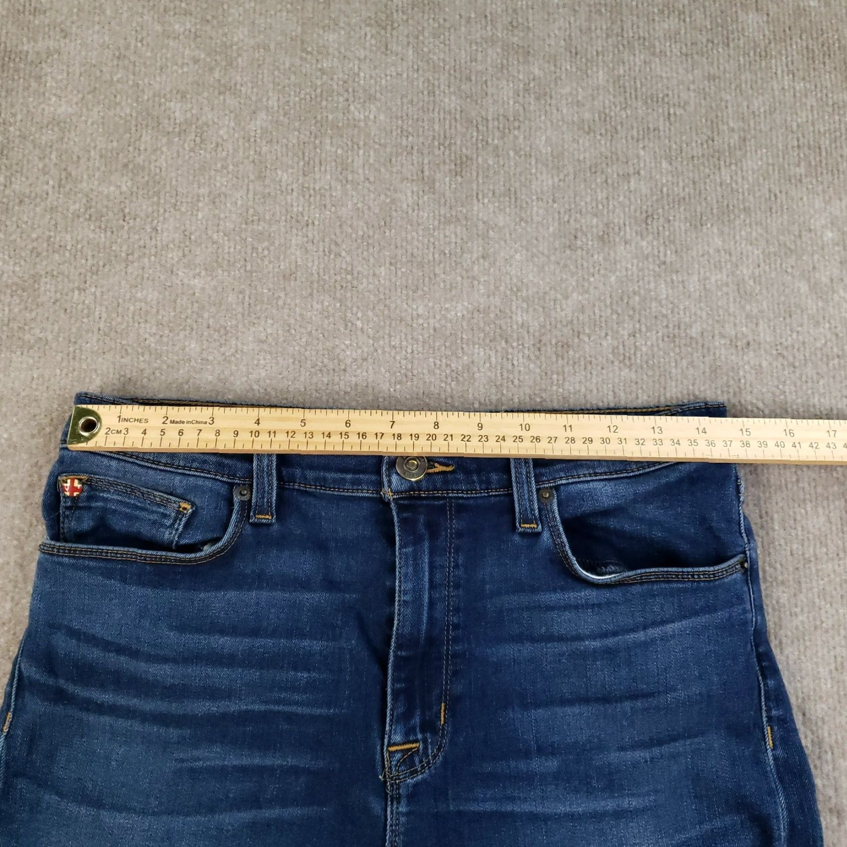 Hudson Hudson Jeans Womens Jeans 30x28 Blue Denim Skinny Stretch High Rise Size 30" / US 8 / IT 44 - 5 Thumbnail