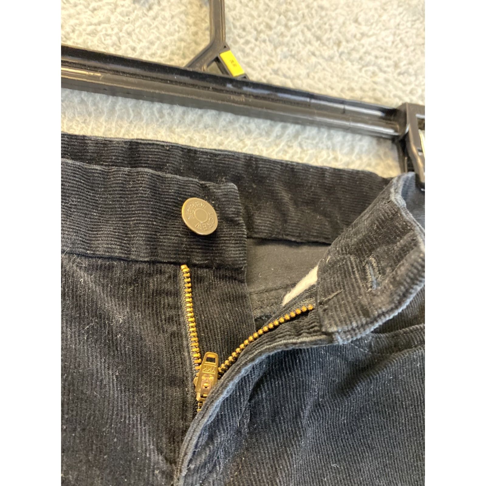 J.Crew J.CREW Corduroy Pants 5 Pocket Skinny 29x29 Black Women Adult Regular Denim Casual Size 29" - 6 Thumbnail