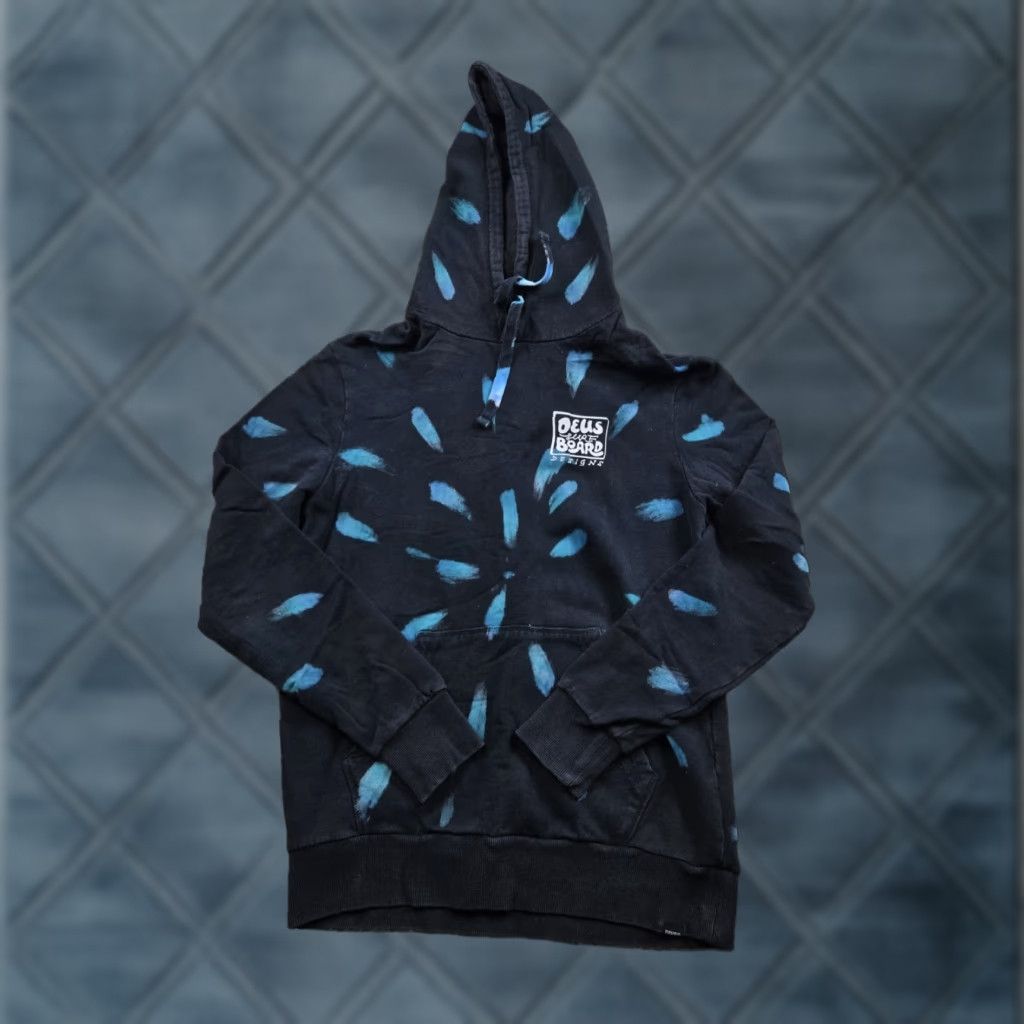 BONSAI Dues Ex Machina Bonsai Hoodie Small Mens Black Tie Dye Dues Surf Boards Graphic Size US S / EU 44-46 / 1 - 1 Thumbnail