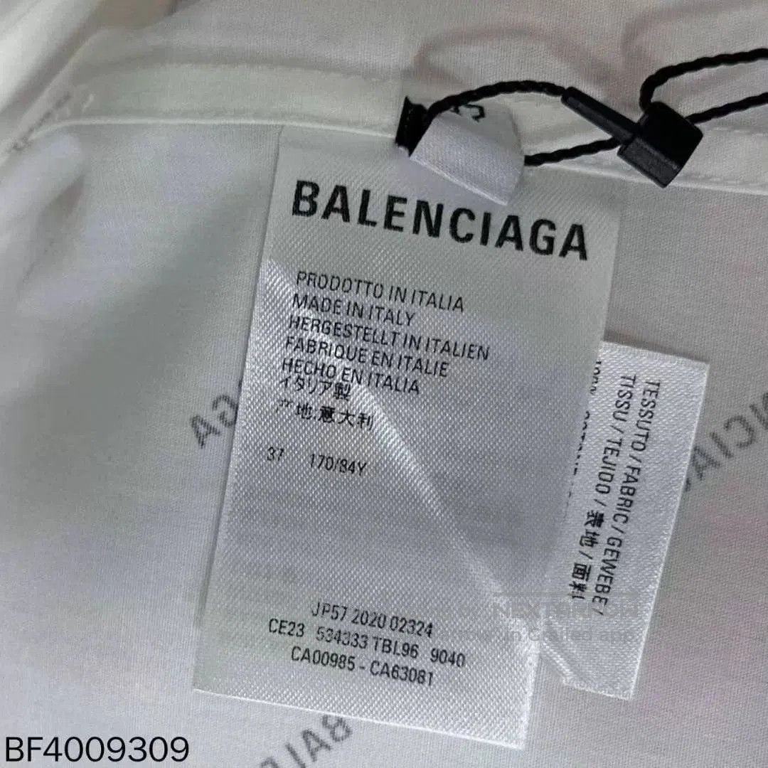 Balenciaga Balenciaga Logo Print White Shirt. Size US XS / EU 42 / 0 - 8 Thumbnail