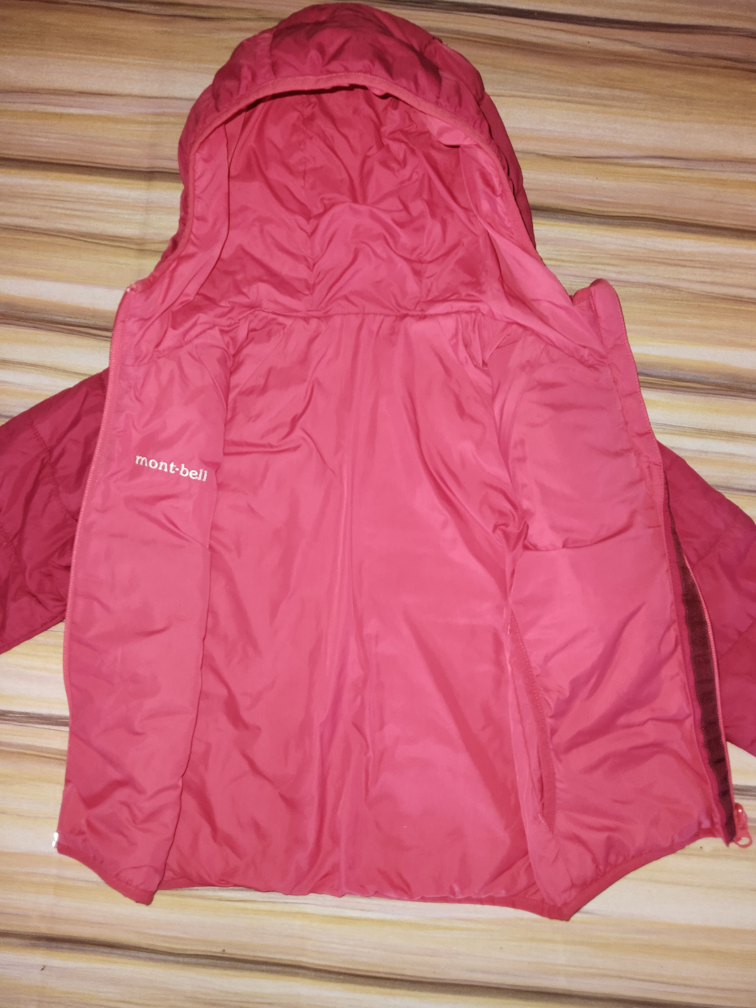 Montbell MONT-BELL KIDS Riversible Puffer Jacket Size US XS / EU 42 / 0 - 7 Thumbnail