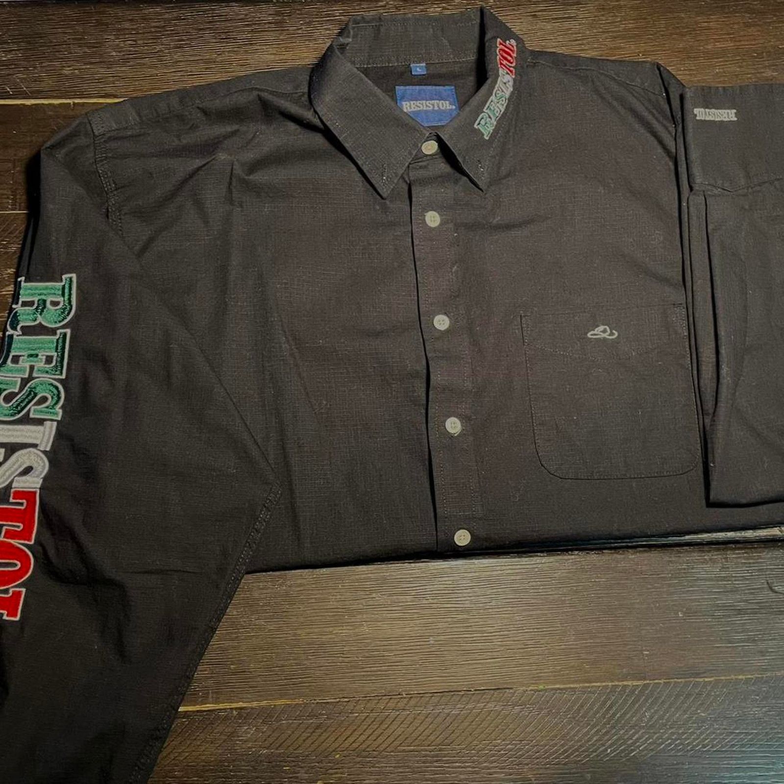 Other Resistol black button up shirt Size US L / EU 52-54 / 3 - 2 Thumbnail