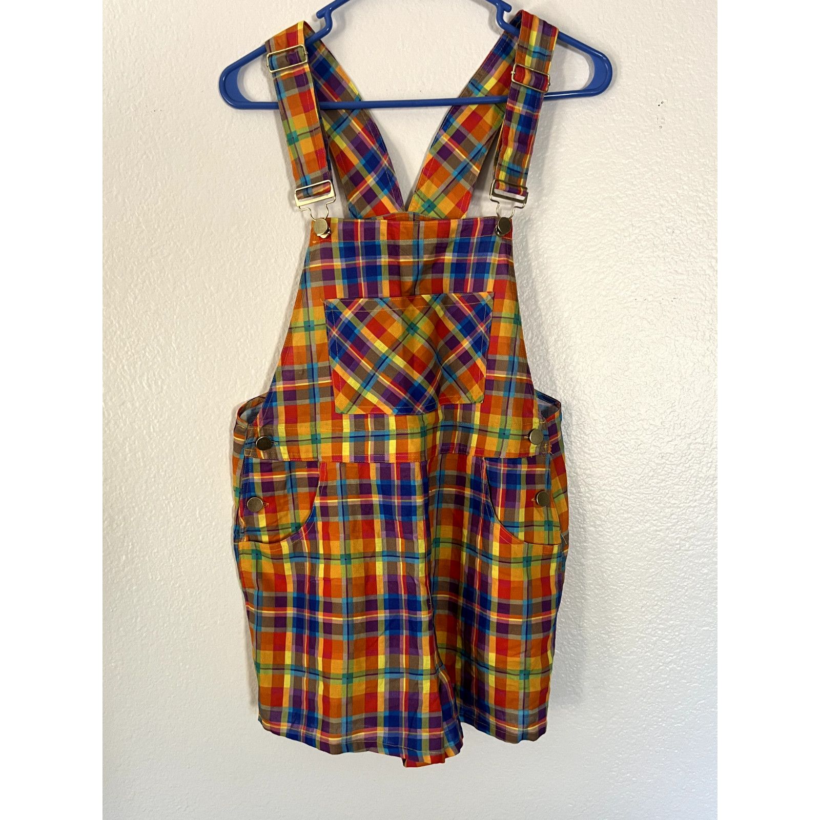 WeWoreWhat $128 NWT WeWoreWhat Danielle Bernstein Rainbow Overall Sz S Size 34" / US 12 / IT 48 - 11 Thumbnail