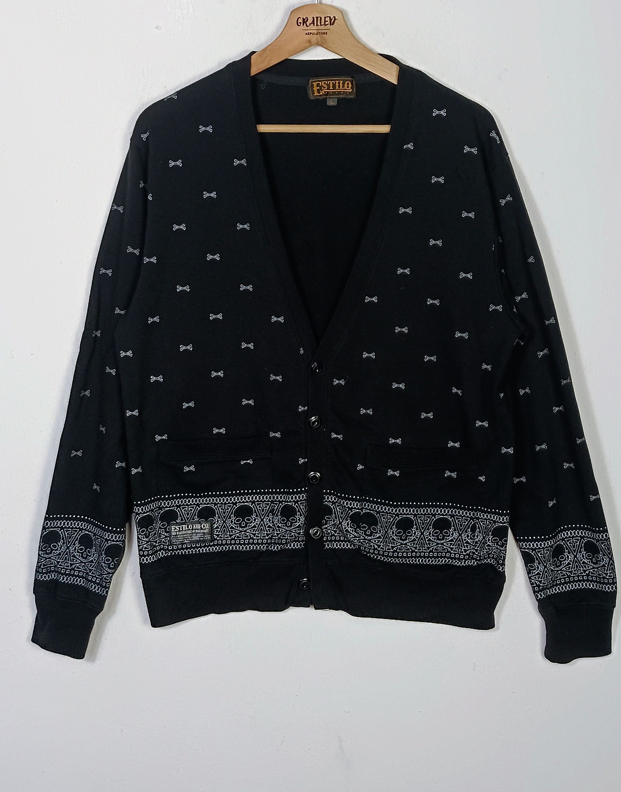 Estilo Cardigan Skull ifsixwasnine lgb style
