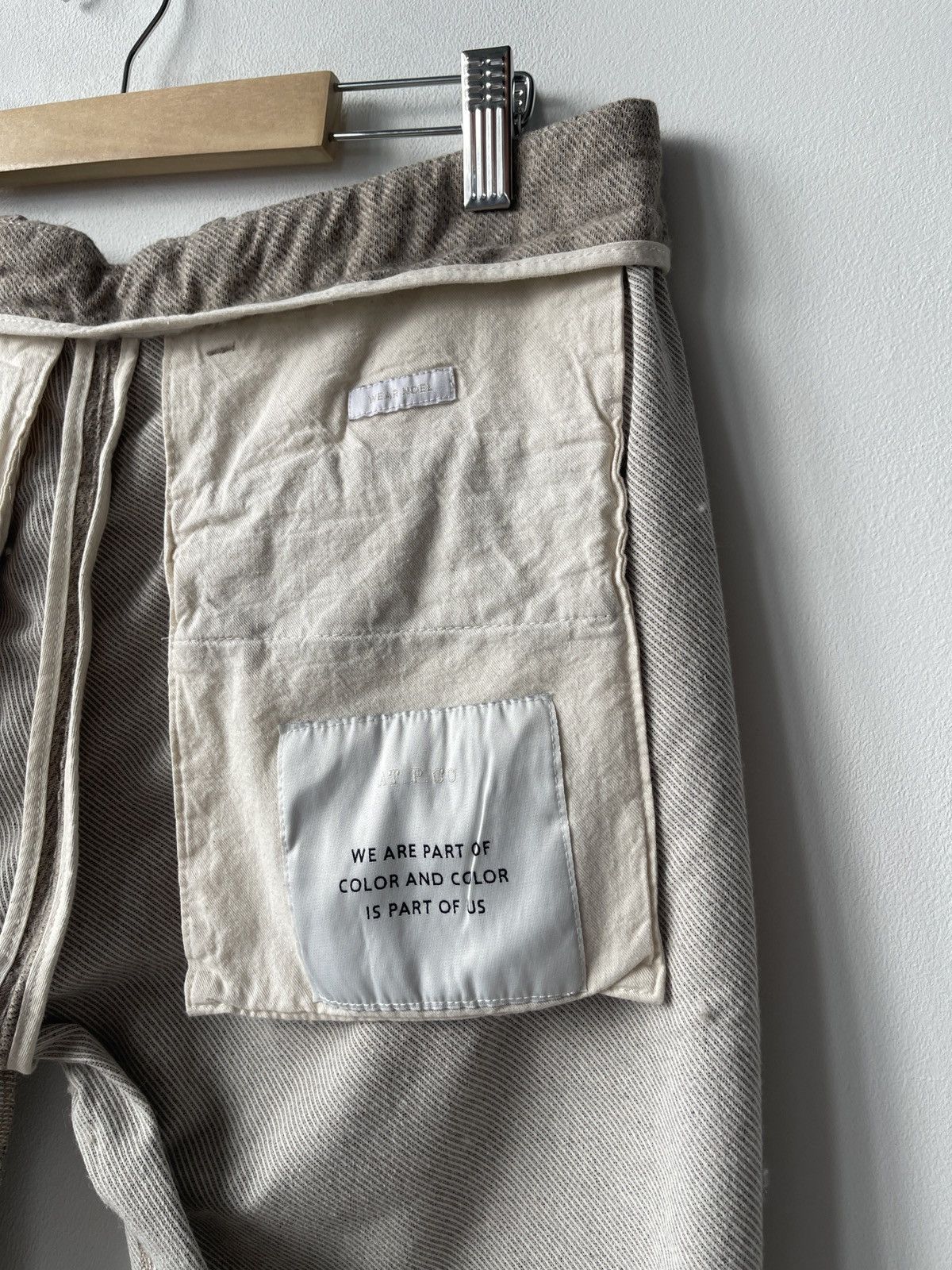 AT.P.CO AT.P.CO Men’s Cotton Beige Trousers Size IT52/XL Size US 36 / EU 52 - 7 Thumbnail