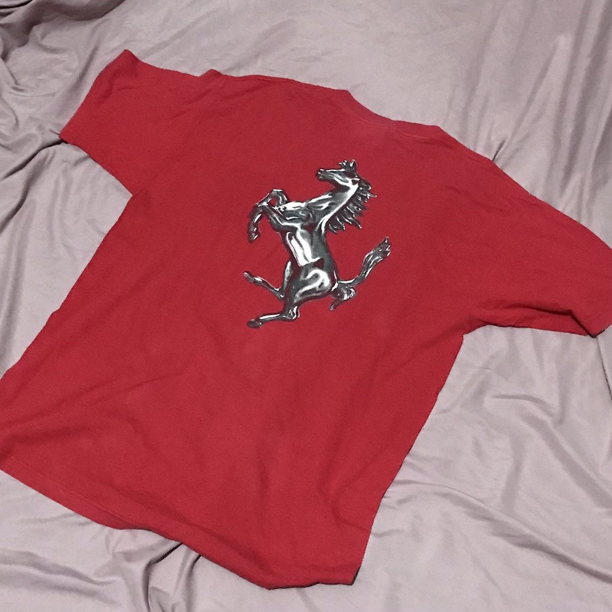 Ferrari 90s FERRARI US made LOOPWHEEL SEAMLESS logo tshirt Size US XL / EU 56 / 4 - 3 Thumbnail