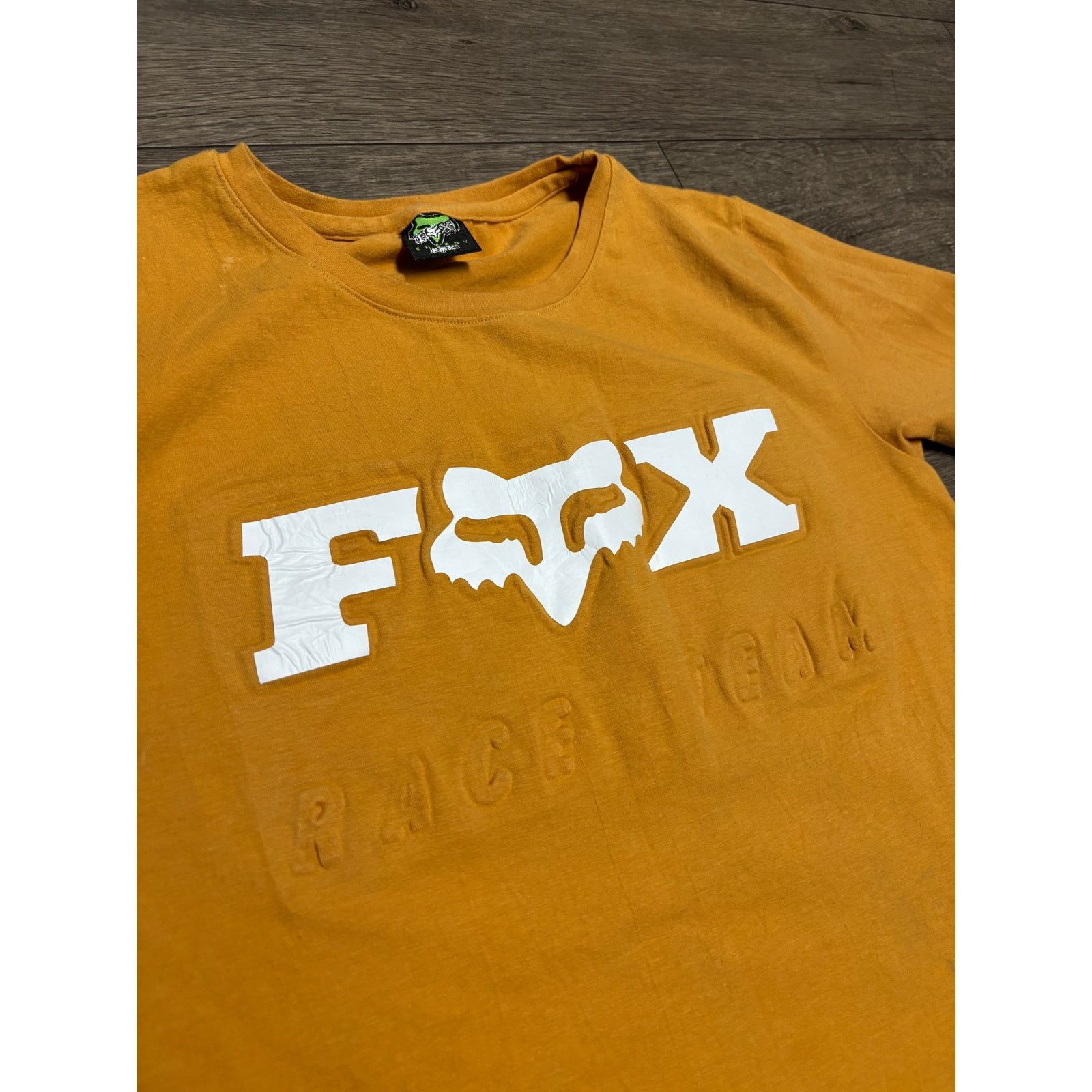 Fox Racing × Vintage Vintage Fox Racing Long Sleeve Yellow Tee Sz S Size US S / EU 44-46 / 1 - 2 Thumbnail