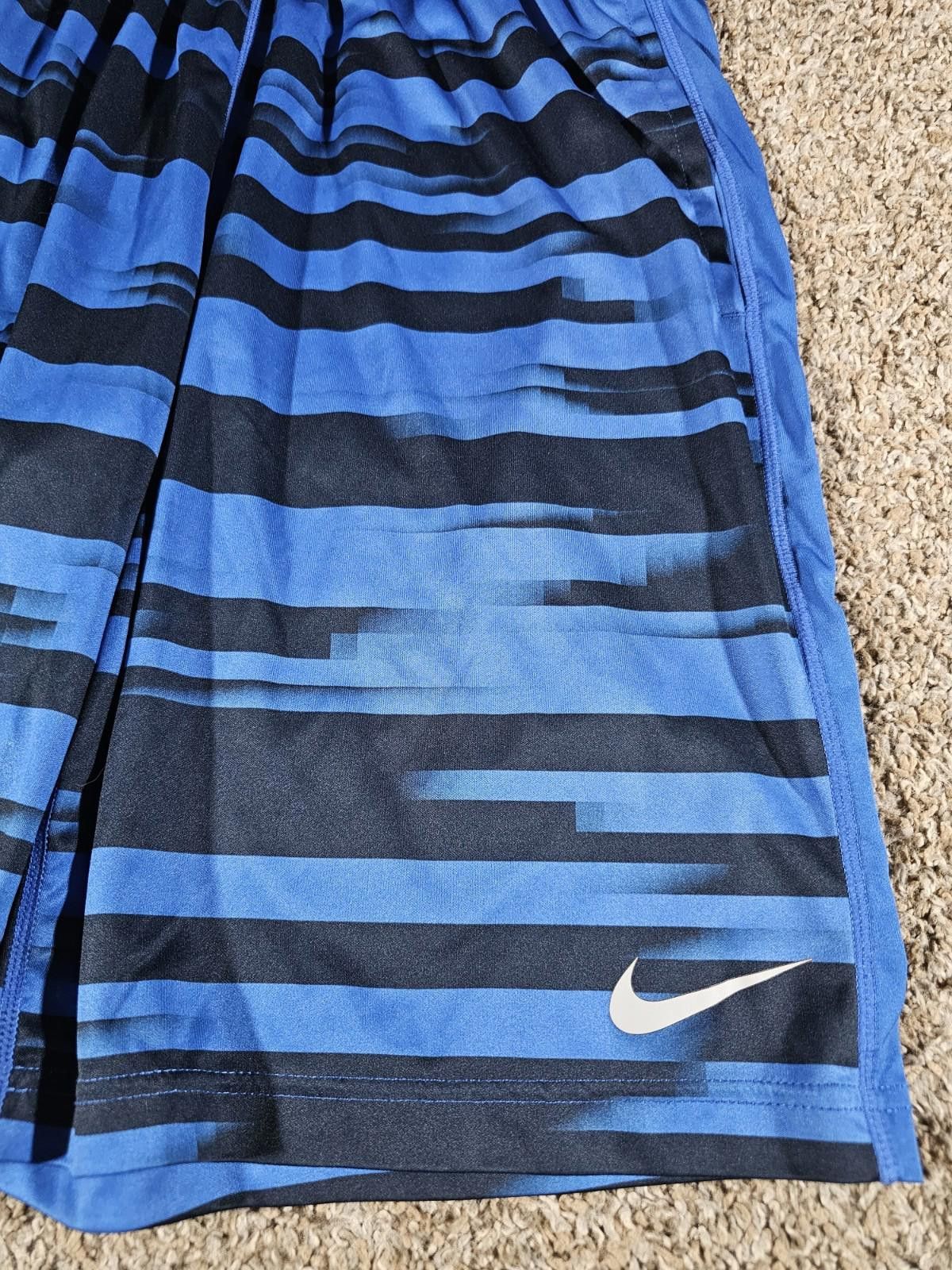 Nike Nike Basketball Shorts Blue Athletic Training Men S Dri-Fit Size US 30 / EU 46 - 2 Thumbnail