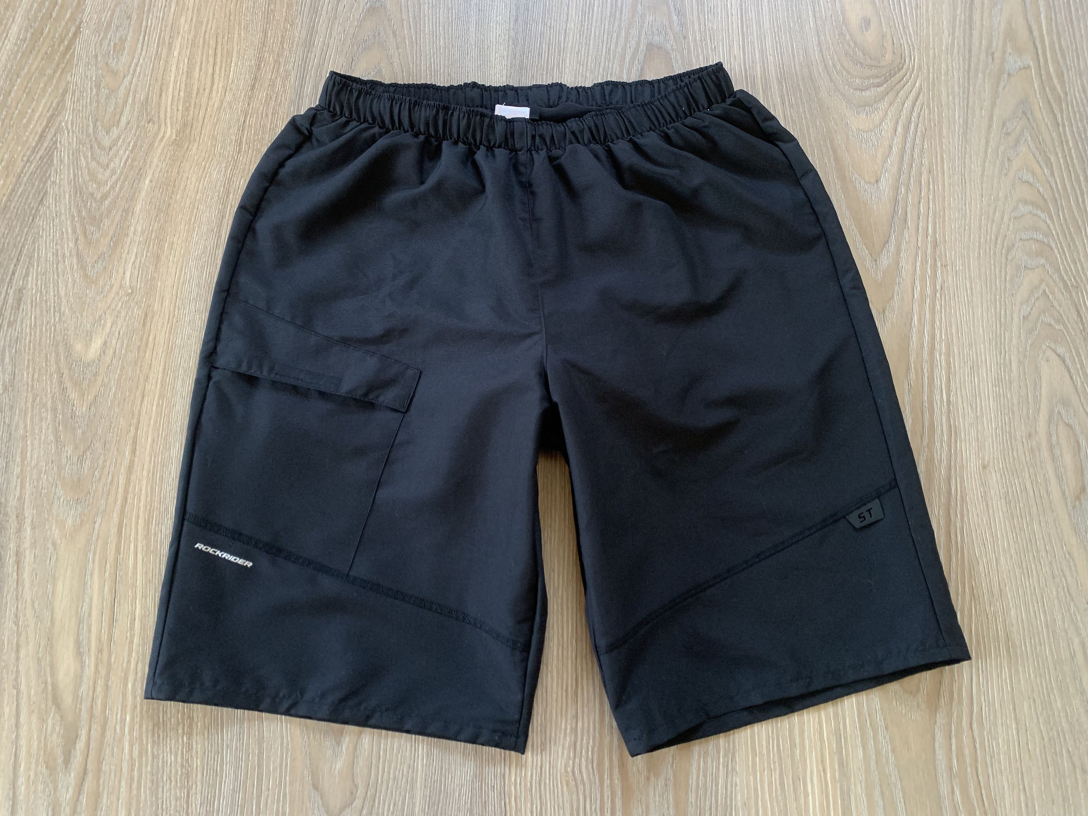 Sports Specialties Rockrider ST100 Mens Black MTB Bike Ride Padded Shorts Size US 34 / EU 50 - 3 Thumbnail