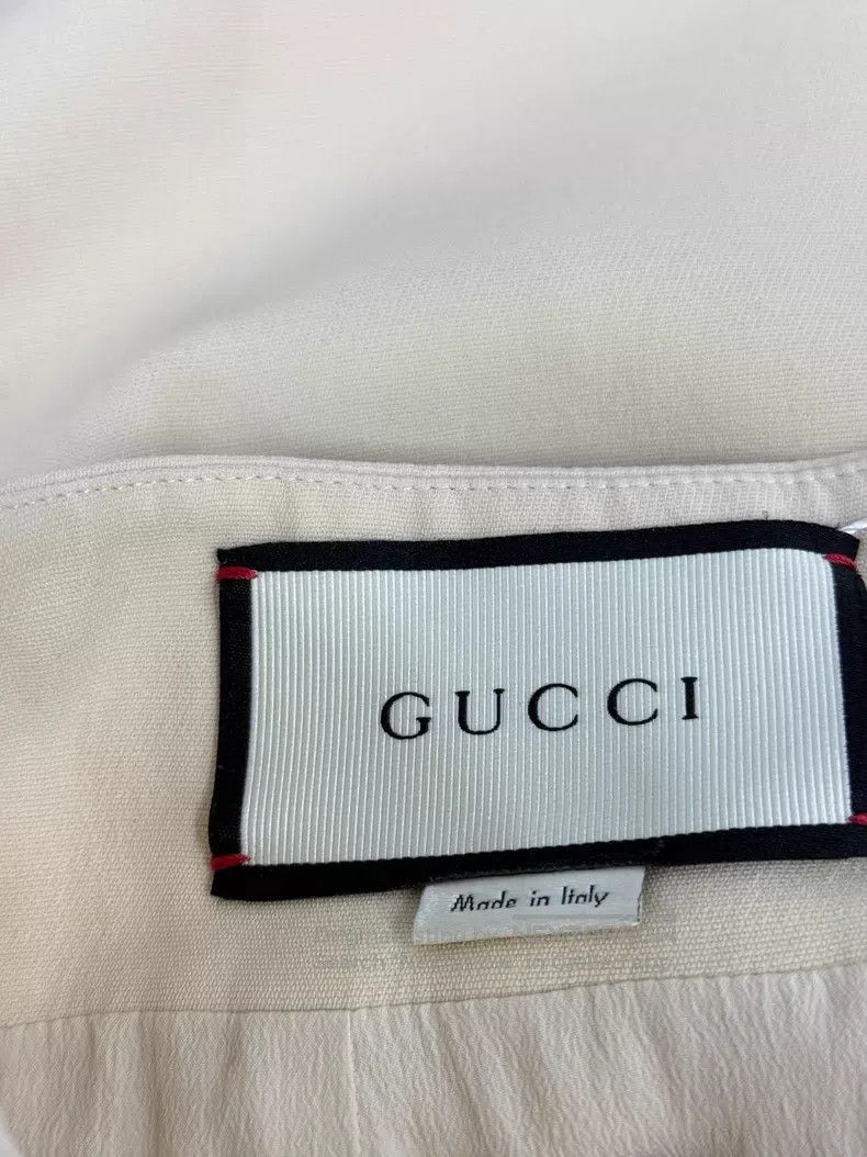Gucci Gucci Beige colour-blocked skirt Size 26" / US 2 / IT 38 - 3 Thumbnail