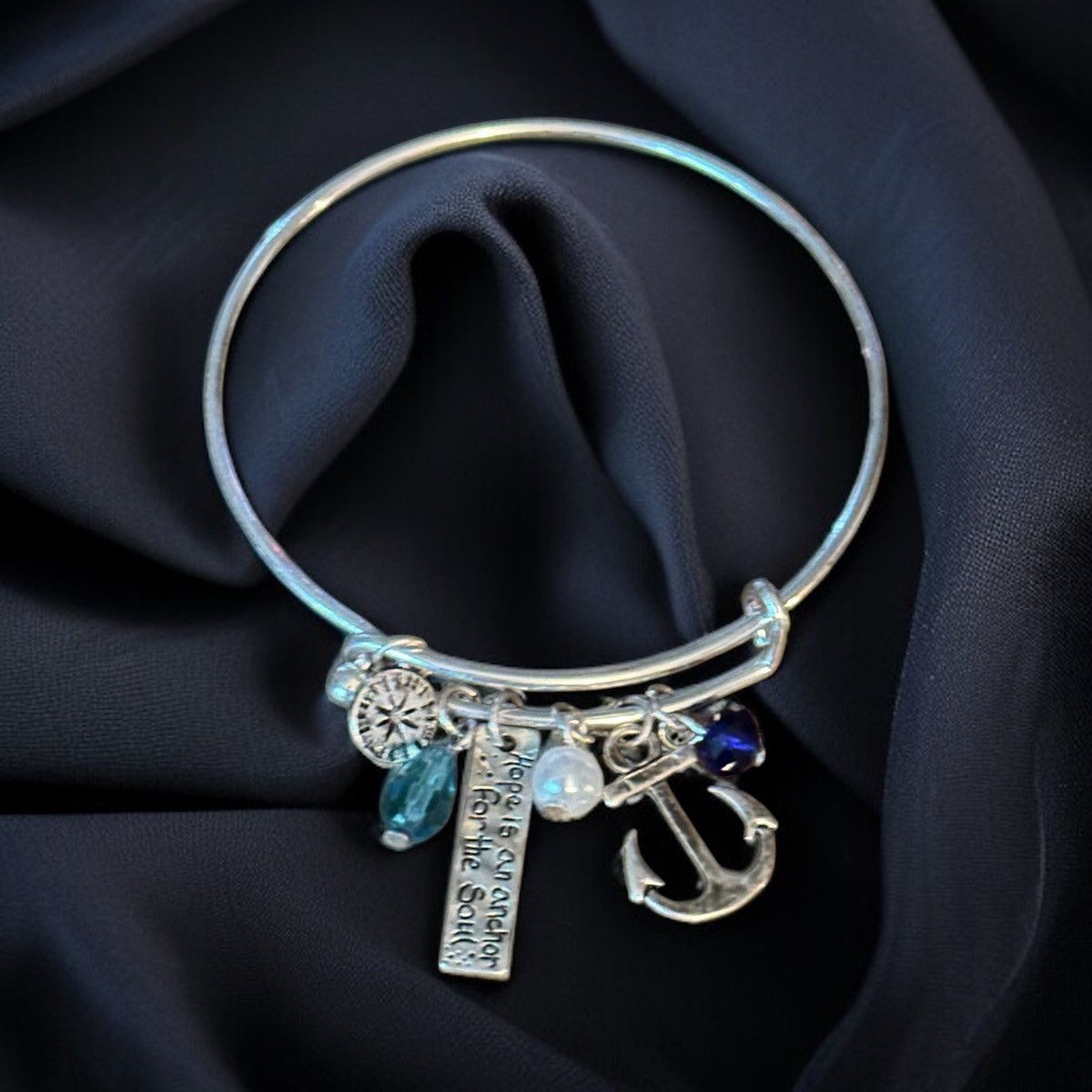 Other Hope is an anchor for the soul charm bangle bracelet Size ONE SIZE - 1 Thumbnail
