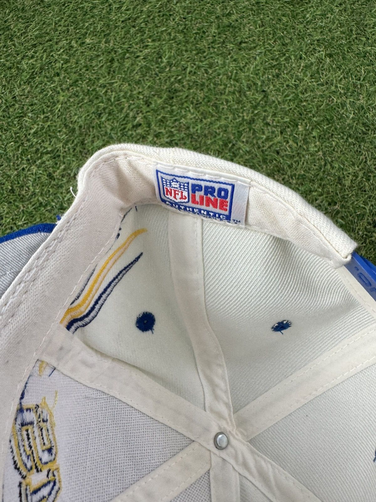 Logo Athletic LA rams diamond cut snapback Size ONE SIZE - 3 Thumbnail