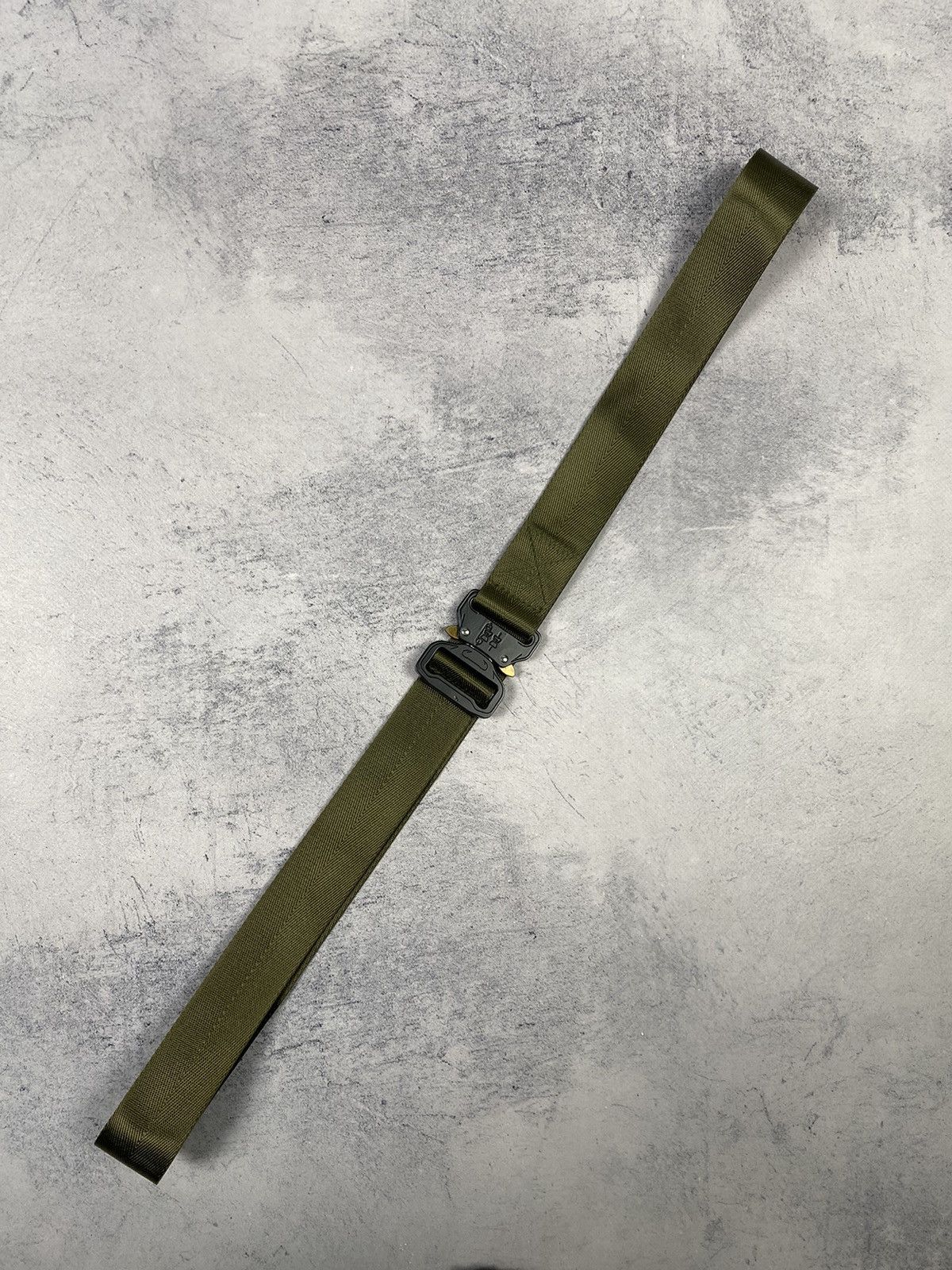Other Military Tactical Outdoor Hiking Olive Nylon Universal Belt Size ONE SIZE - 10 Thumbnail
