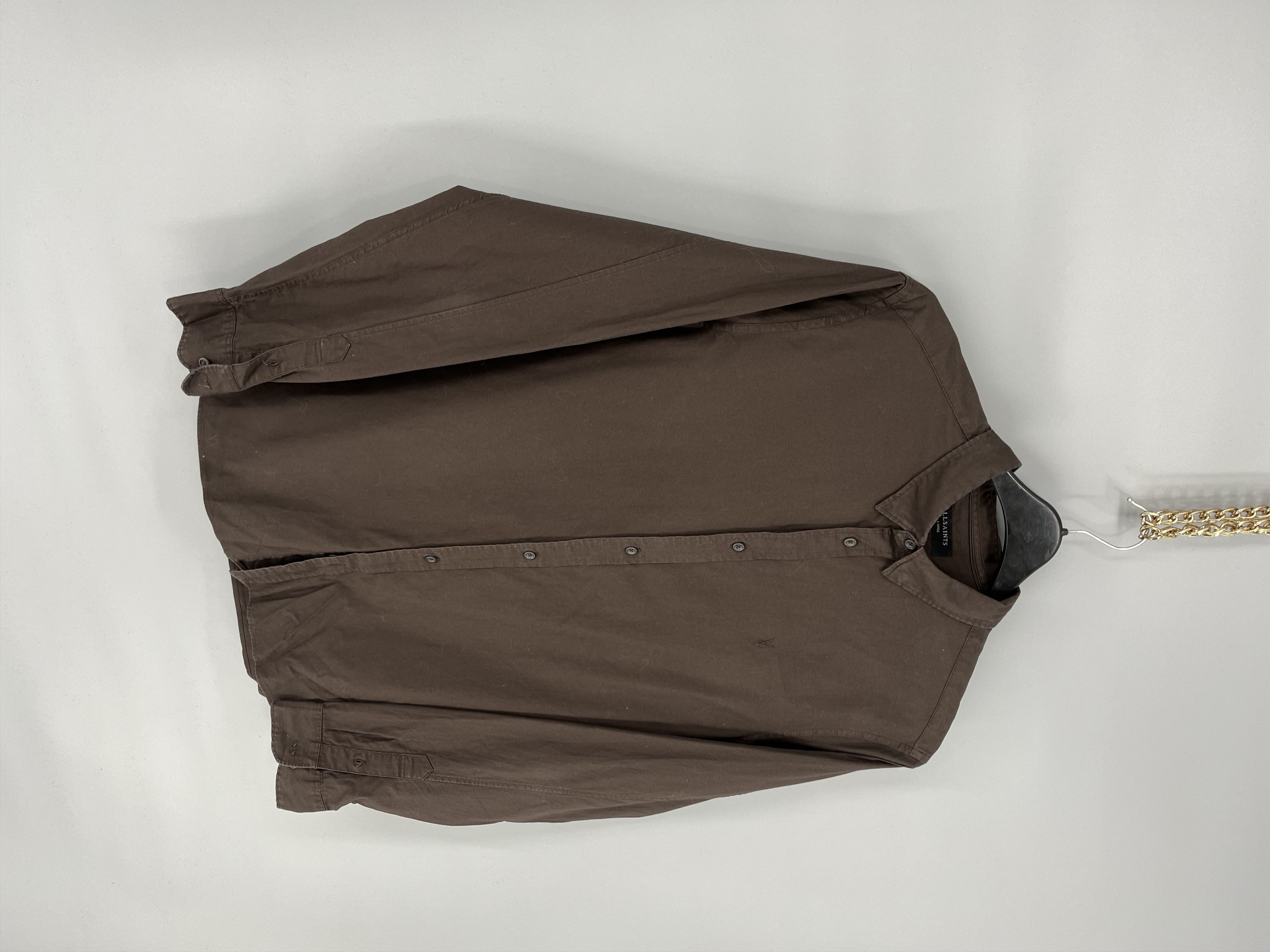 Allsaints × Vintage Allsaints Long Sleeve Shirt Streetwear Y2k Style Size L Size US L / EU 52-54 / 3 - 3 Thumbnail