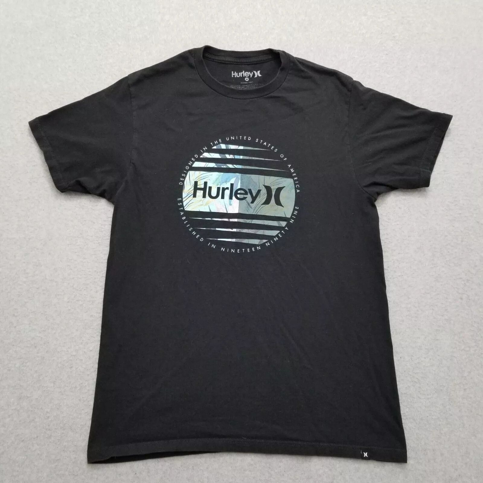 Hurley Hurley Shirt Mens Medium Short Sleeve Crew Neck Logo Casual Size US M / EU 48-50 / 2 - 1 Thumbnail
