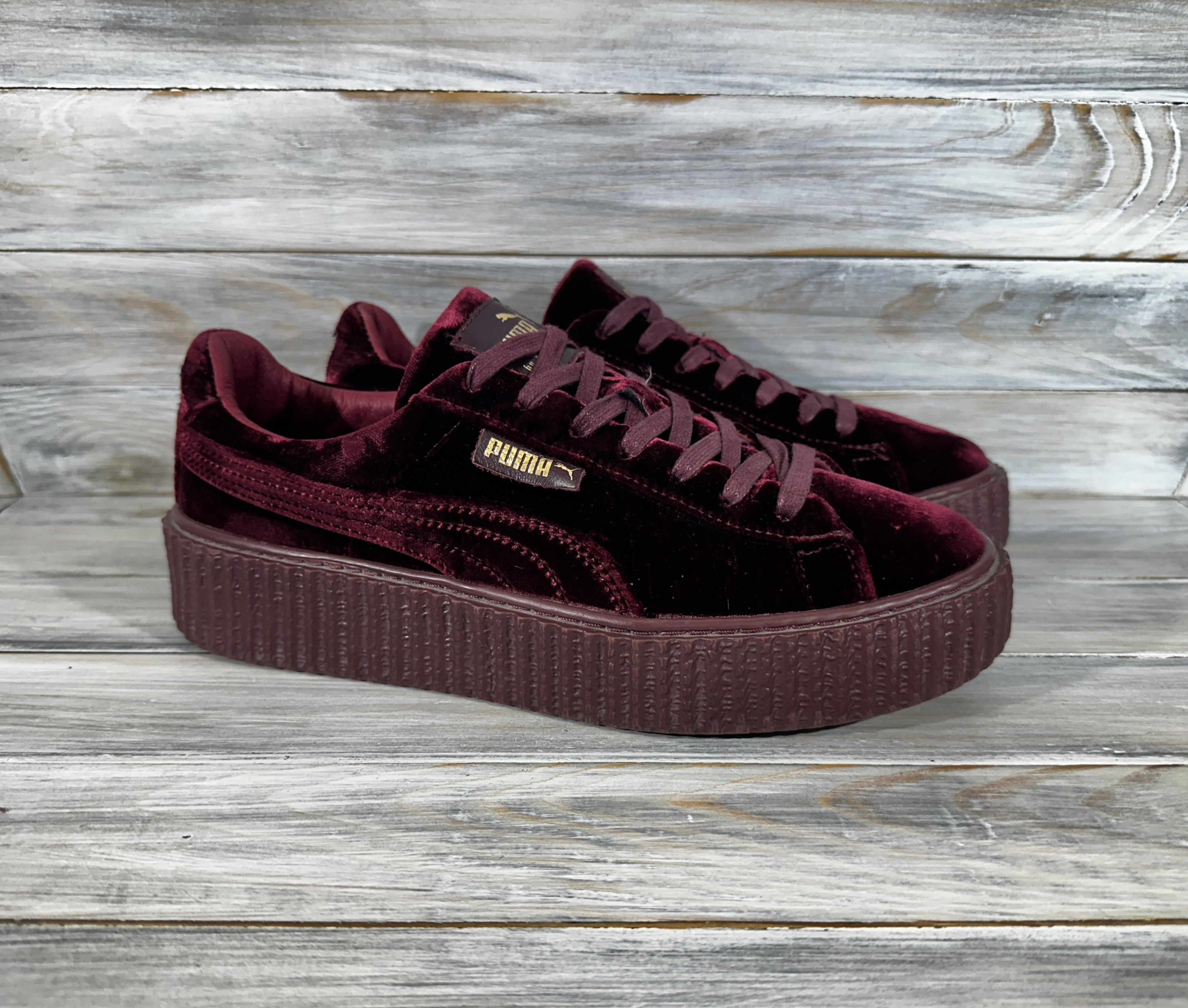 Burgundy fenty pumas online