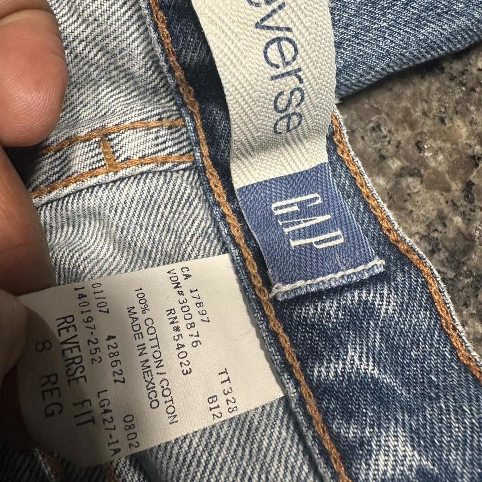 Gap Gap High Waist Blue Jeans Size 8 Reverse Tapered Vintage Size 28" / US 6 / IT 42 - 6 Thumbnail