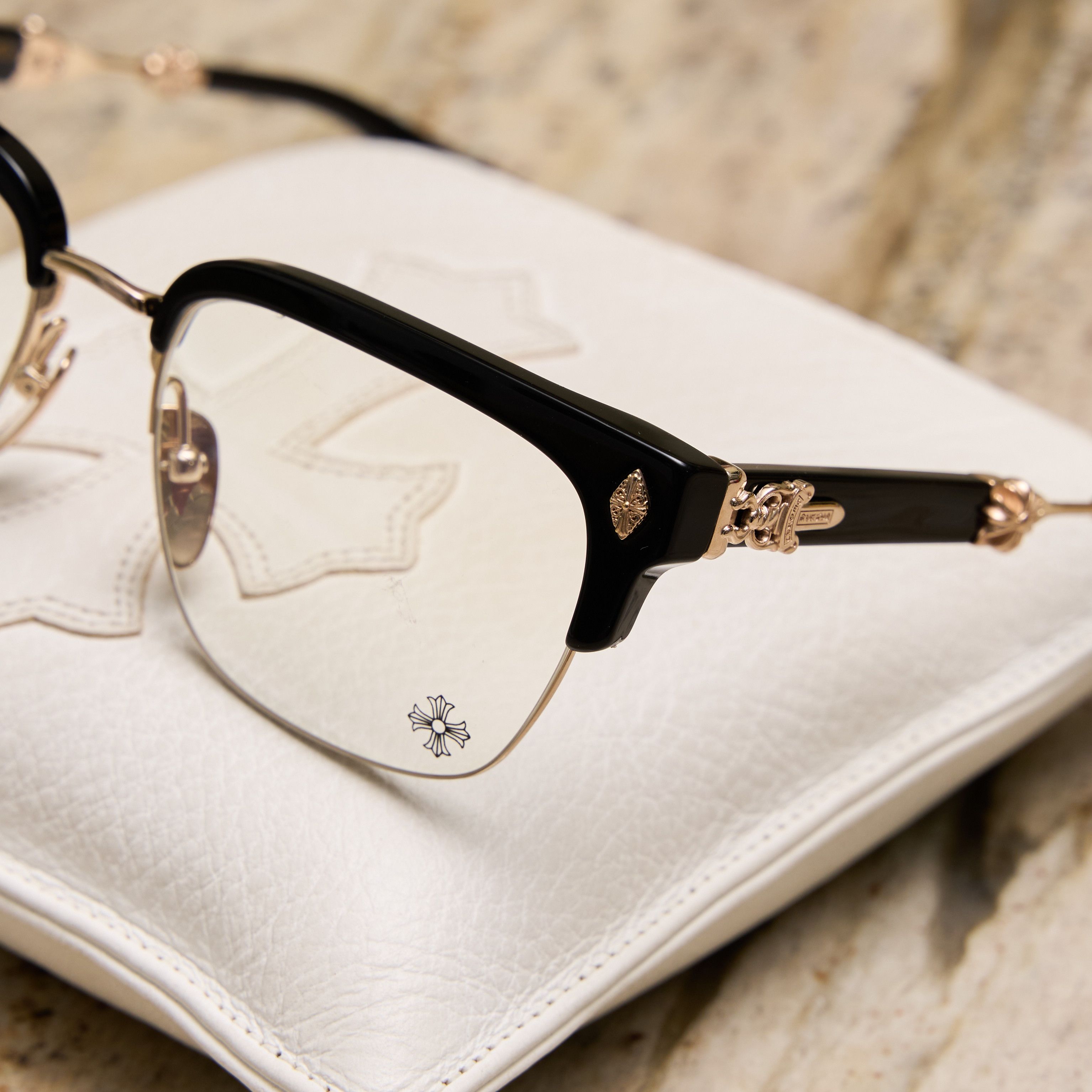Chrome Hearts CHROME HEARTS EVAGILIST BLACK/GOLD PLATED Size ONE SIZE - 3 Thumbnail