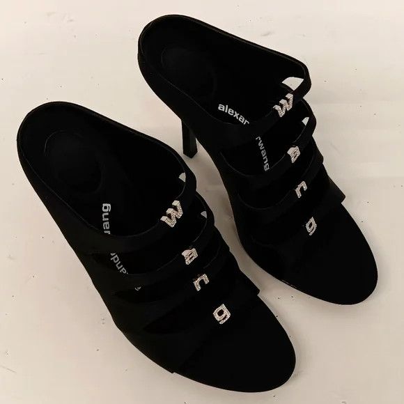 Alexander Wang Alexander Wang Lolita Crystal Embellish Sandal Heels EU37 Size US 7 / IT 37 - 2 Thumbnail