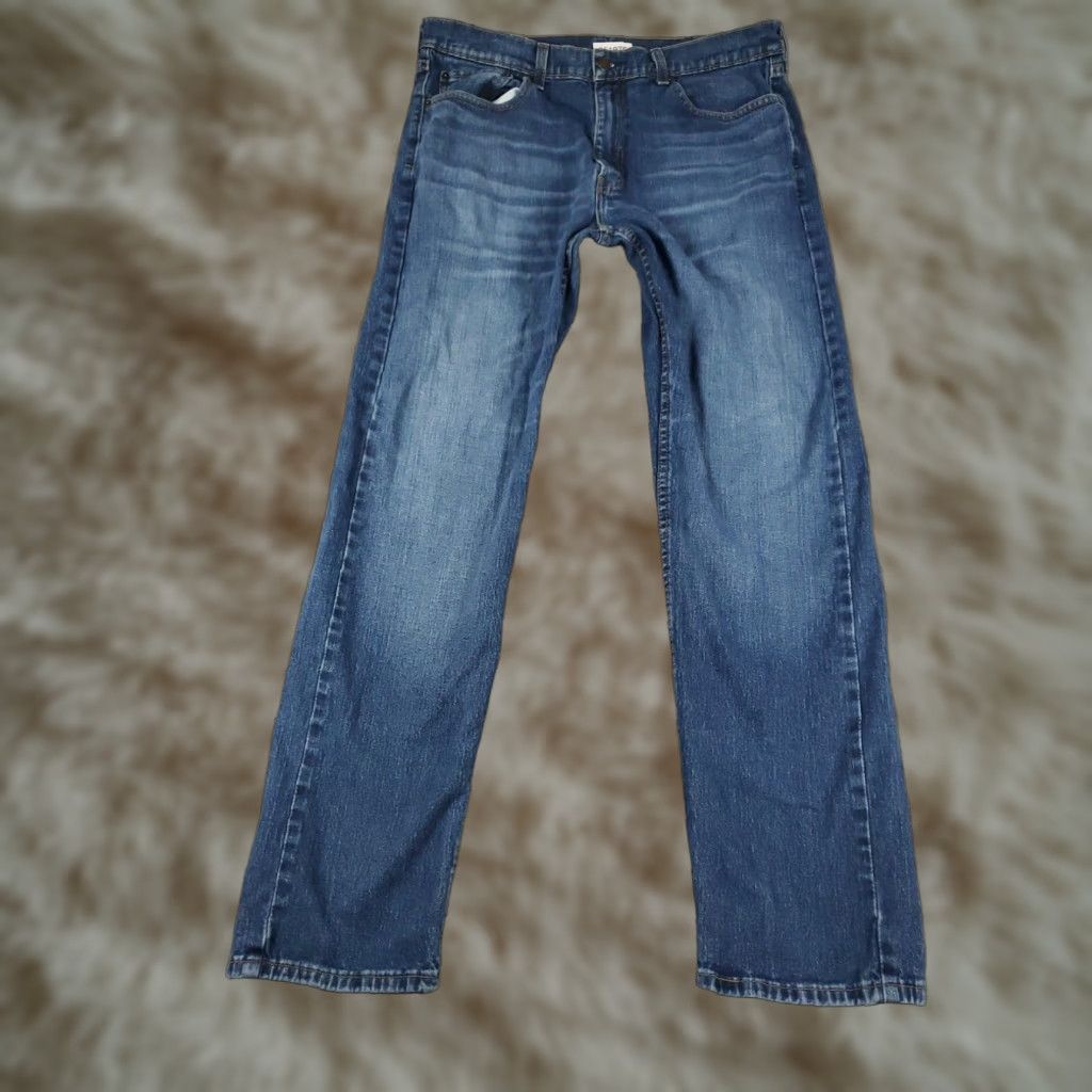Levi's Levis 505 Jeans Mens 38x34 Blue Straight Leg Regular Fit Cotton Denim Pants Size US 38 / EU 54 - 1 Thumbnail