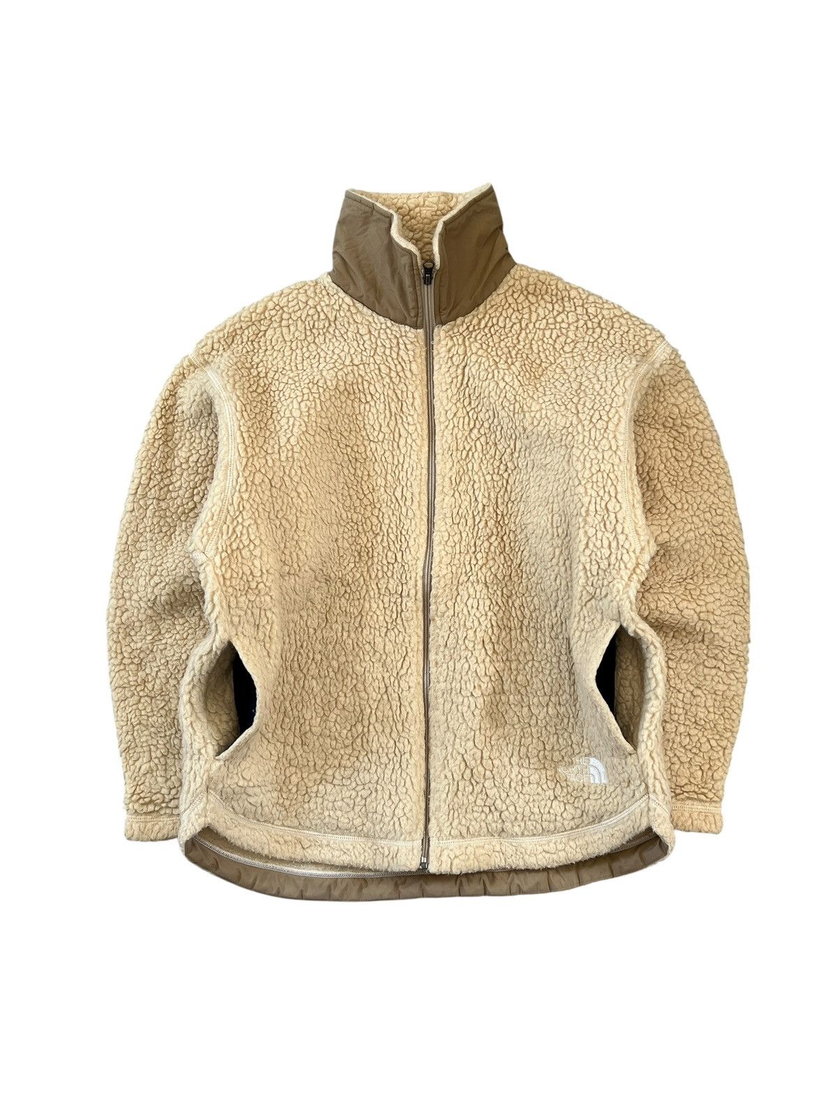 The North Face Vintage 90s TNF Rock Solid Boa Fleece Zipper Jacket Size US M / EU 48-50 / 2 - 1 Thumbnail