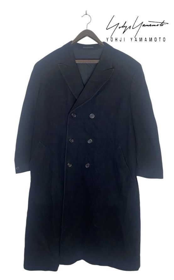 Yohji Yamamoto Vintage Japanese fashion Master Yohji Yamamoto Wool coat Size US M / EU 48-50 / 2 - 5 Thumbnail