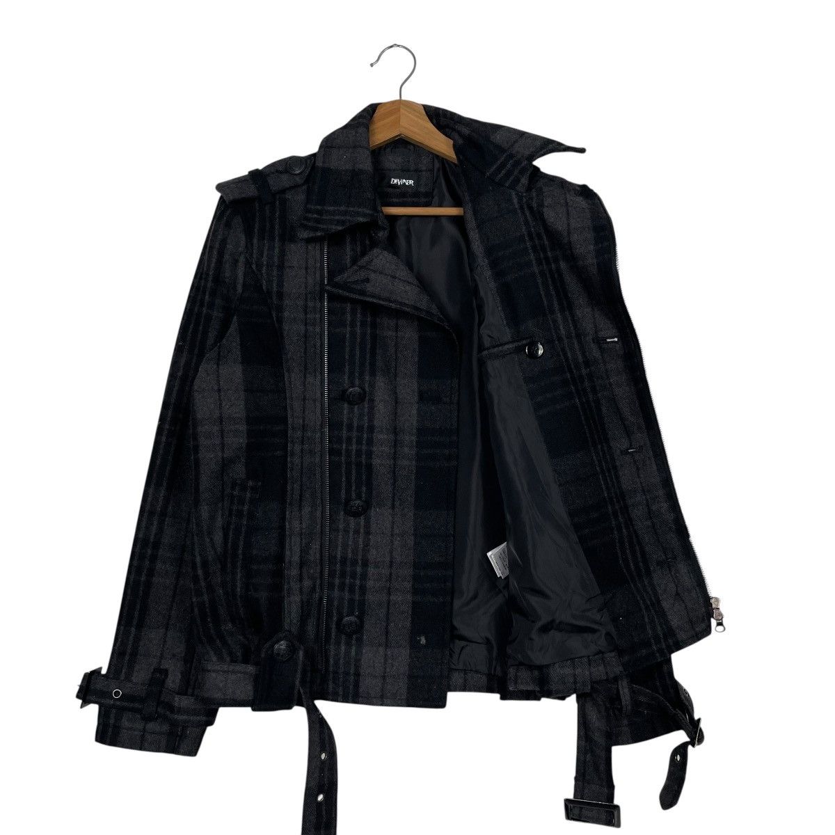 Other Japanese Brand Diviner Tartan Double Breasted Jacket Size US S / EU 44-46 / 1 - 10 Thumbnail