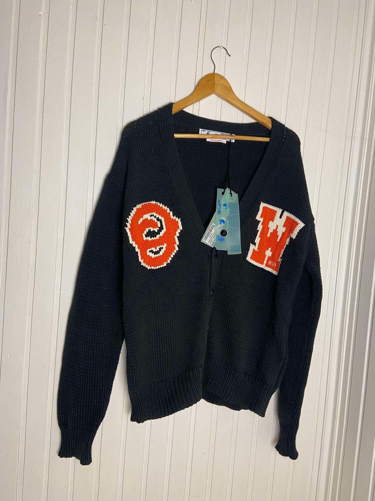 Off-White Off-White Patch Knit Cardigan RRP 895 Euro Rare size S Size US S / EU 44-46 / 1 - 1 Thumbnail