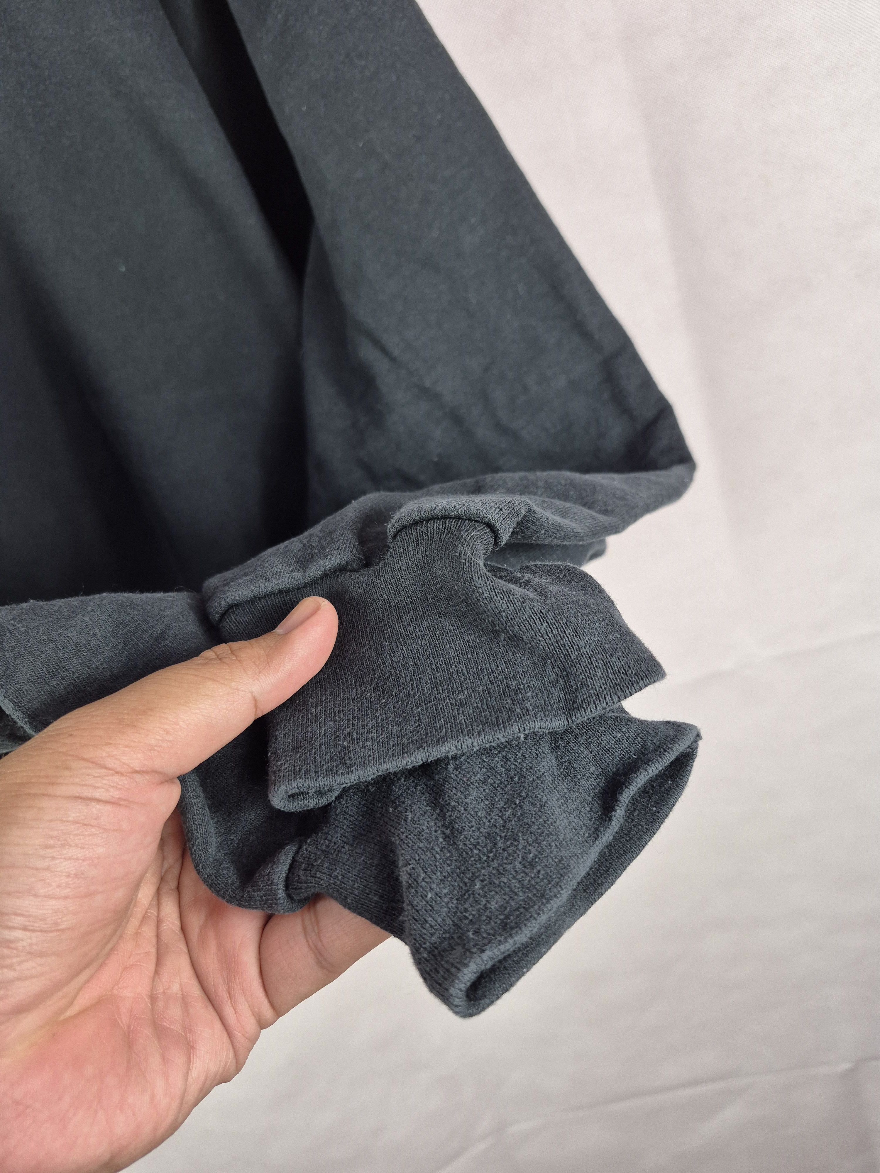 Hanes 🔥 Hanes Ultimate Cotton Plain Black Sweatshirt Size US L / EU 52-54 / 3 - 4 Thumbnail