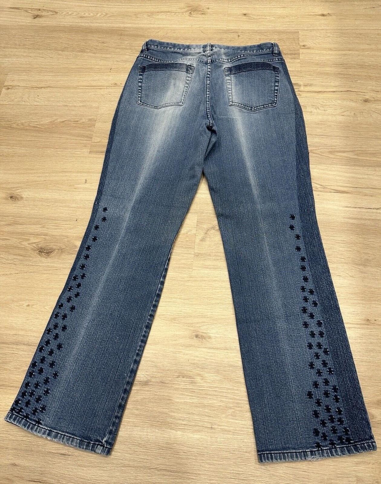 Calvin Klein Calvin Klein Mid Rise Jeans Stonewashed Flare Curvy 8 30x30 Size 30" / US 8 / IT 44 - 3 Thumbnail