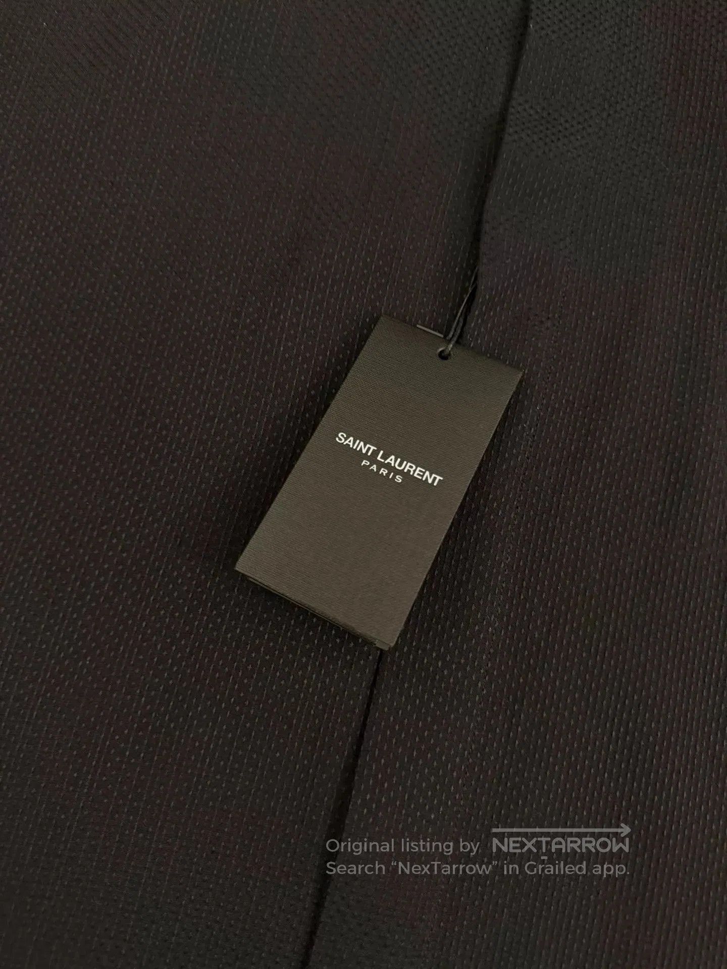 Saint Laurent Paris Black Long. Size US M / EU 48-50 / 2 - 3 Thumbnail