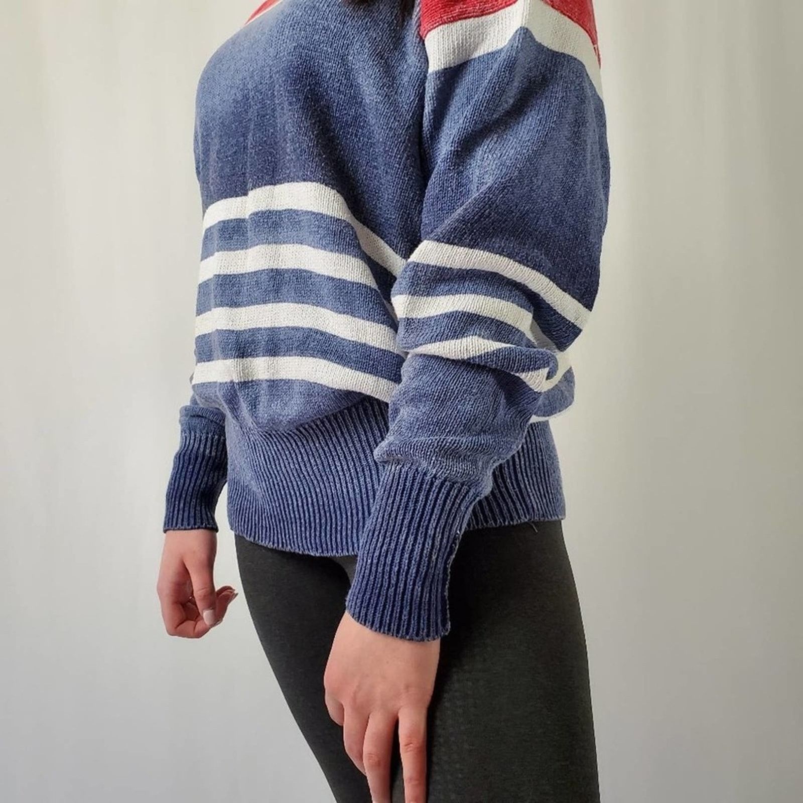 Ralph Lauren Ralph Lauren Oversized Chunky Striped Sweater - XL Size XL / US 12-14 / IT 48-50 - 7 Thumbnail