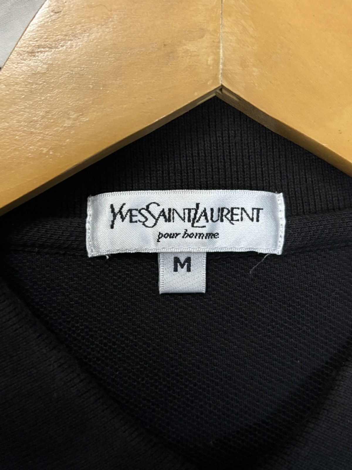 Yves Saint Laurent Yves Saint Laurent Pour Homme Small Logo Pocket Polo Shirt Size US M / EU 48-50 / 2 - 15 Thumbnail