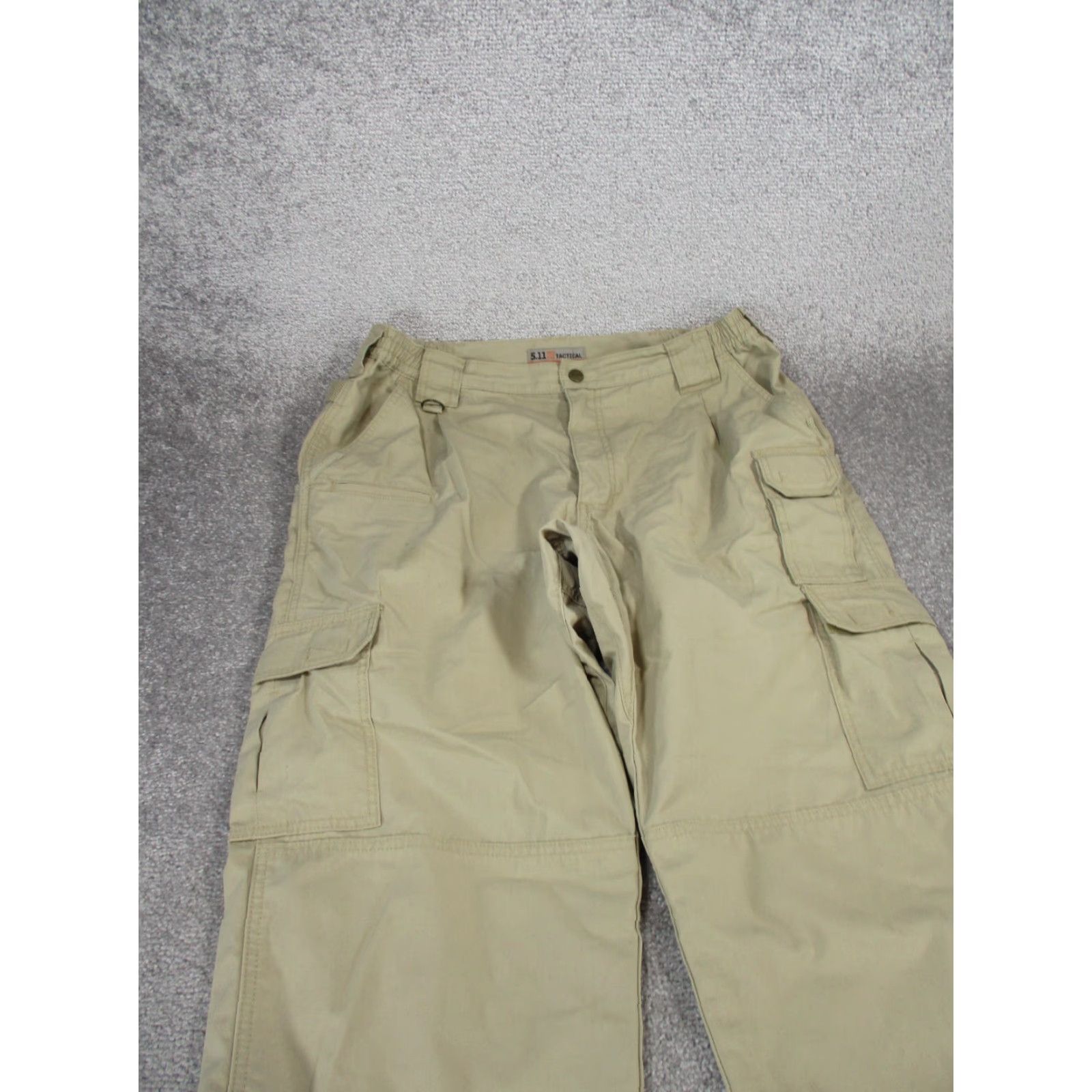 Vintage 5.11 Tactical Cargo Pants Mens 36 Beige Ripstop Military Regular Fit 36X33 Size US 36 / EU 52 - 3 Thumbnail