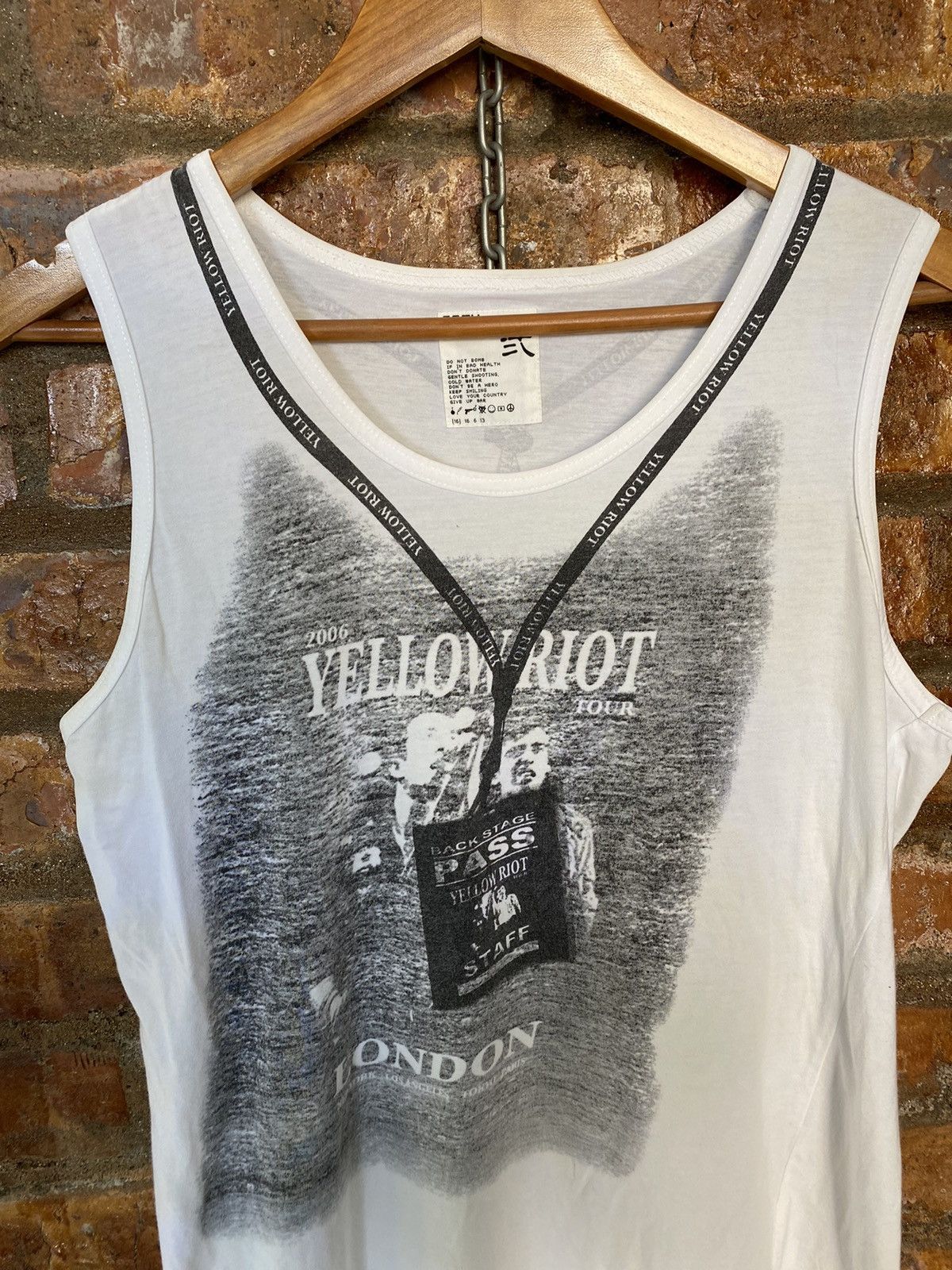 PPFM SS06 Ppfm Staff Yellow Riot Tank Size US S / EU 44-46 / 1 - 3 Thumbnail