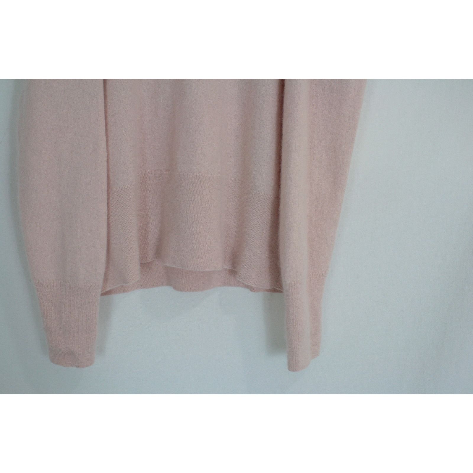 Baldwin Baldwin KC Wool Cashmere Sweater Pink V Neck Soft Minimalist Size M / US 6-8 / IT 42-44 - 3 Thumbnail