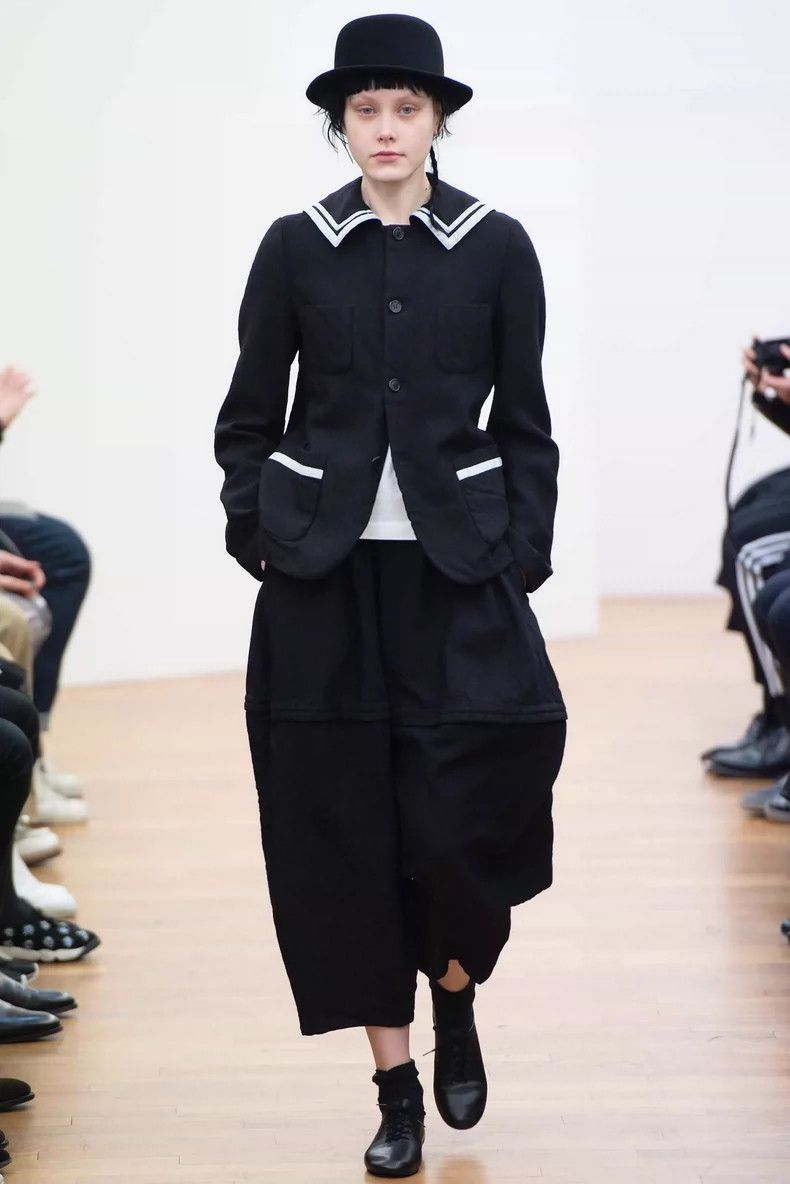 Comme des Garcons Comme Des Garcons Navy Neck Jacket Size S / US 4 / IT 40 - 6 Thumbnail