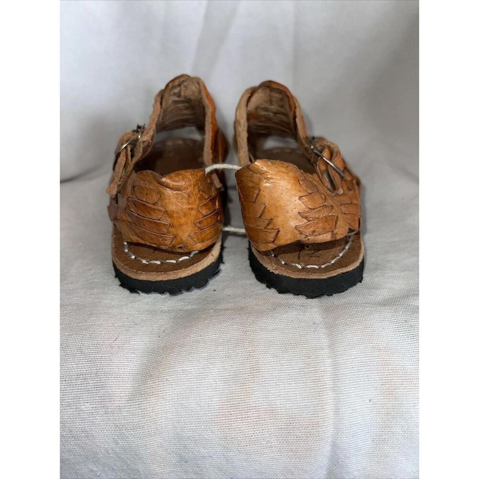Designer Stylish Handcrafted Leather Sandals Size US 5 / EU 37 - 5 Thumbnail