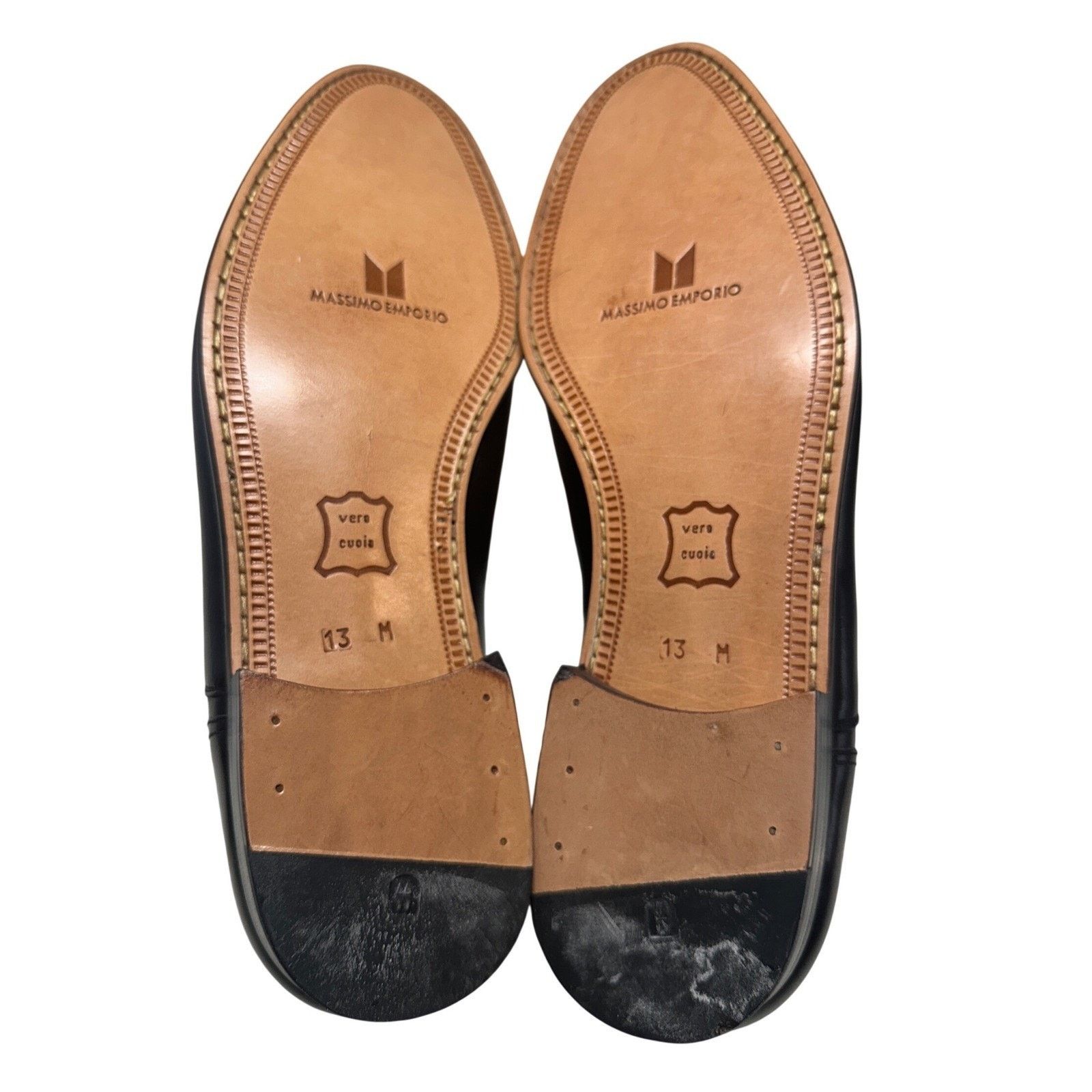 Other Massimo Emporio Oxford 13 M Brown New Leather Dress Shoes Size US 13 / EU 46 - 6 Thumbnail