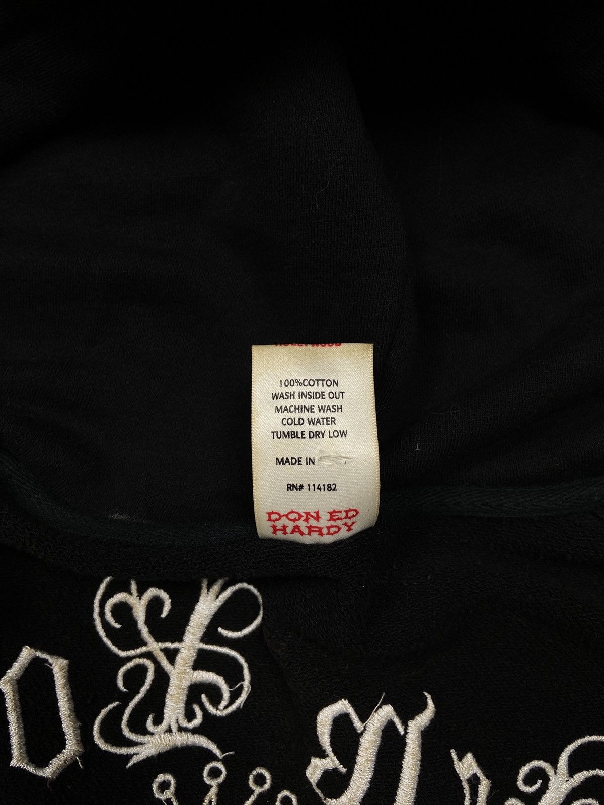 Ed Hardy Y2K Rare Crazy Ed Hardy Zipper Hoodie Size US M / EU 48-50 / 2 - 14 Thumbnail