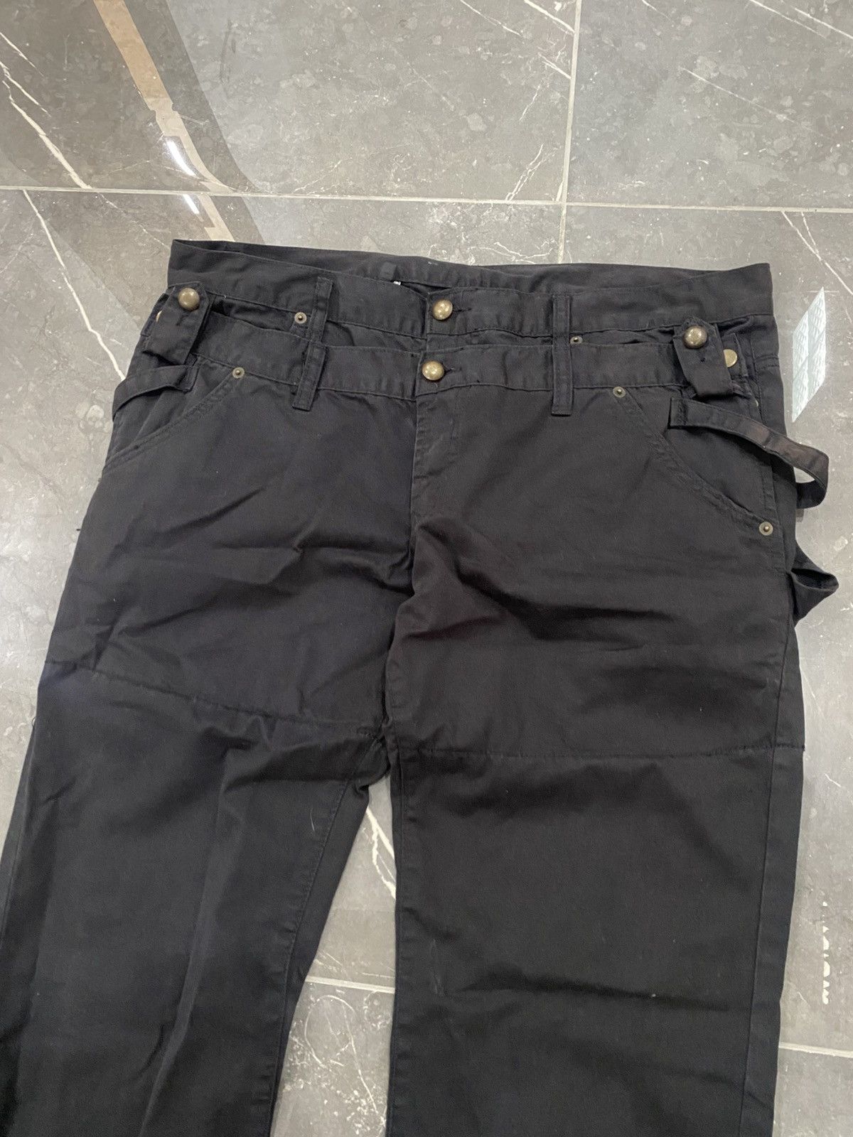 If Six Was Nine × Japanese Brand × Le Grande Bleu (L.G.B.) 💸BINDINGOFFER💸Resir doublewaist vkei ifsixwasnine kmrii Size US 36 / EU 52 - 2 Thumbnail