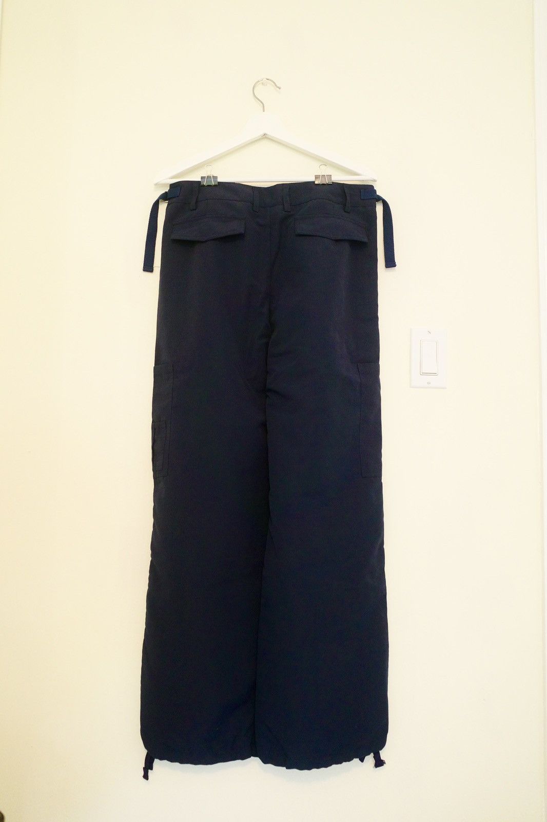 Other × Vintage Navy Blue Loose Casual Cargo Pants Size US 32 / EU 48 - 4 Thumbnail