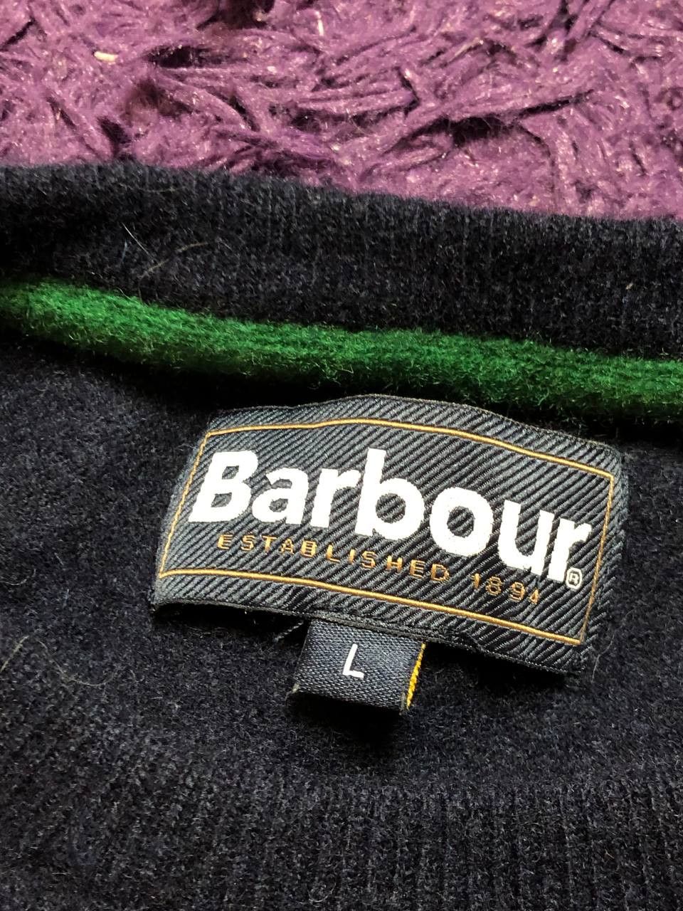 Barbour Barbour Crew neck Sweater Jumper Pullover Size US L / EU 52-54 / 3 - 2 Thumbnail
