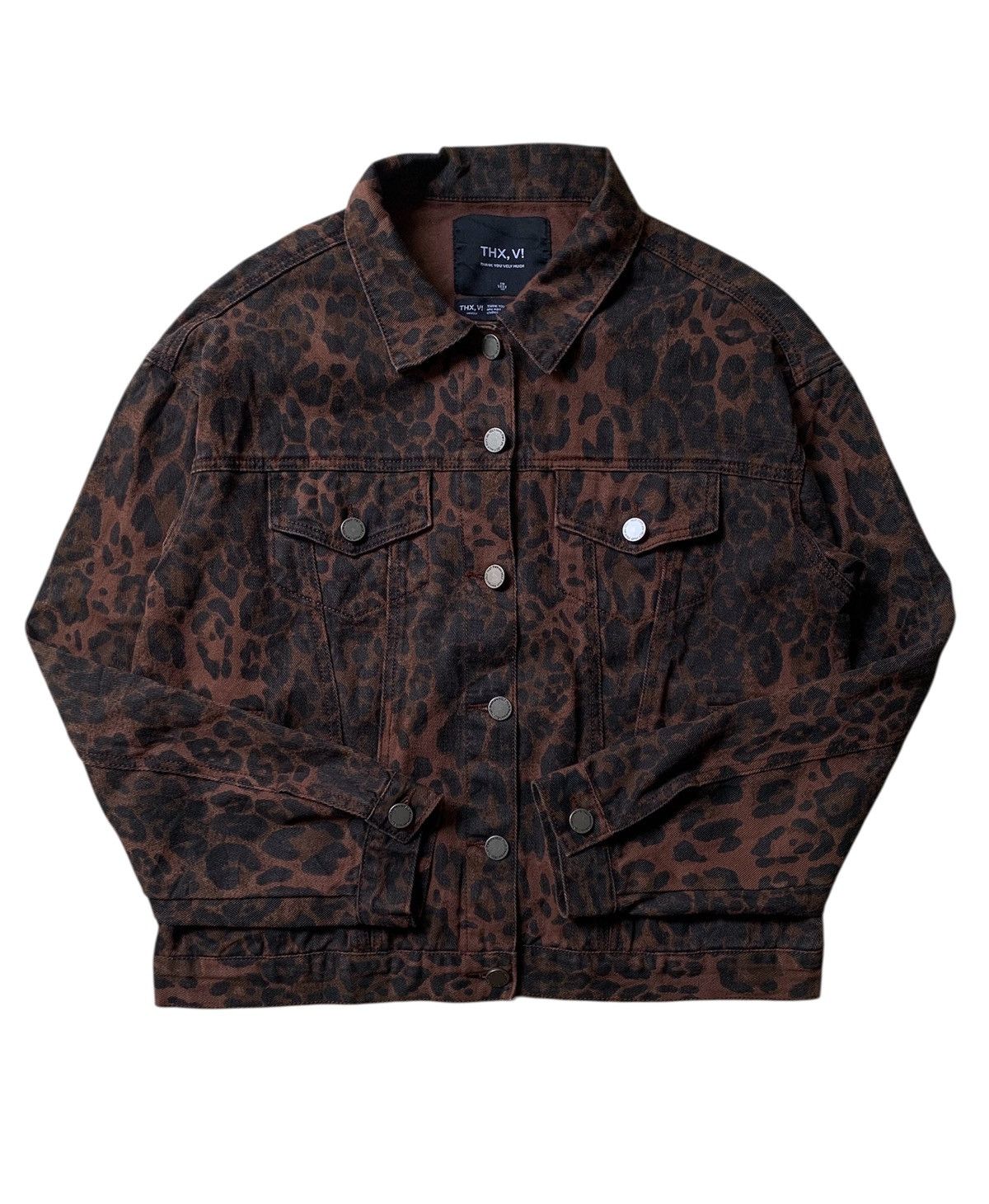 Japanese Brand IMVELY Leopard type 3 with 4 pocket inside Size L / US 10 / IT 46 - 2 Thumbnail