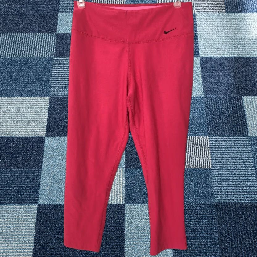 Nike Nike Dri-FIT Leggings Womens S Small Pink Pull On Skinny Compression Gym & Training Activewear Yoga Pilates Walking Outdoor Seasonal All Size 28" / US 6 / IT 42 - 1 Thumbnail