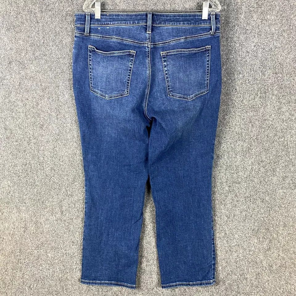 Talbots Talbots Jeans Women's 14P Modern Ankle Denim Stretch Cotton Size 36" / US 14 / IT 50 - 6 Thumbnail