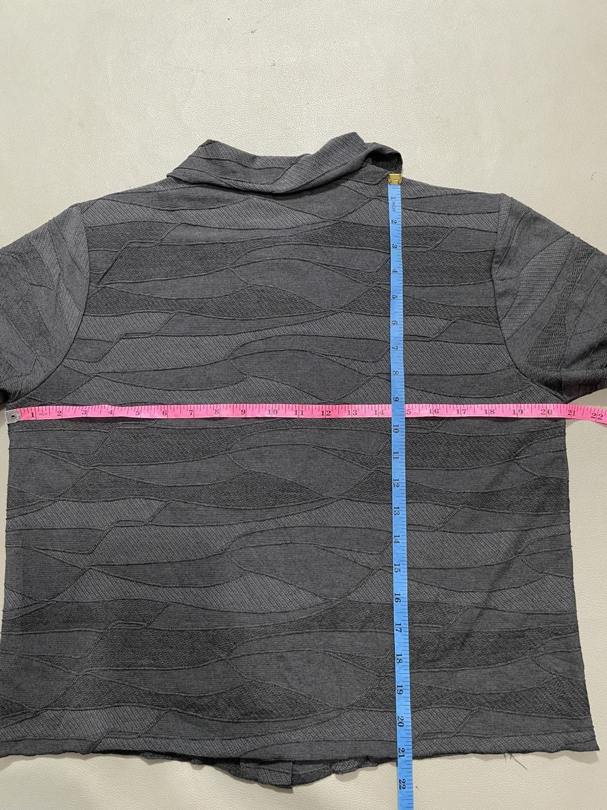 Issey Miyake Japan Sofia - Abstract Patchwork boxy Shirt Issey style Size M / US 6-8 / IT 42-44 - 6 Thumbnail